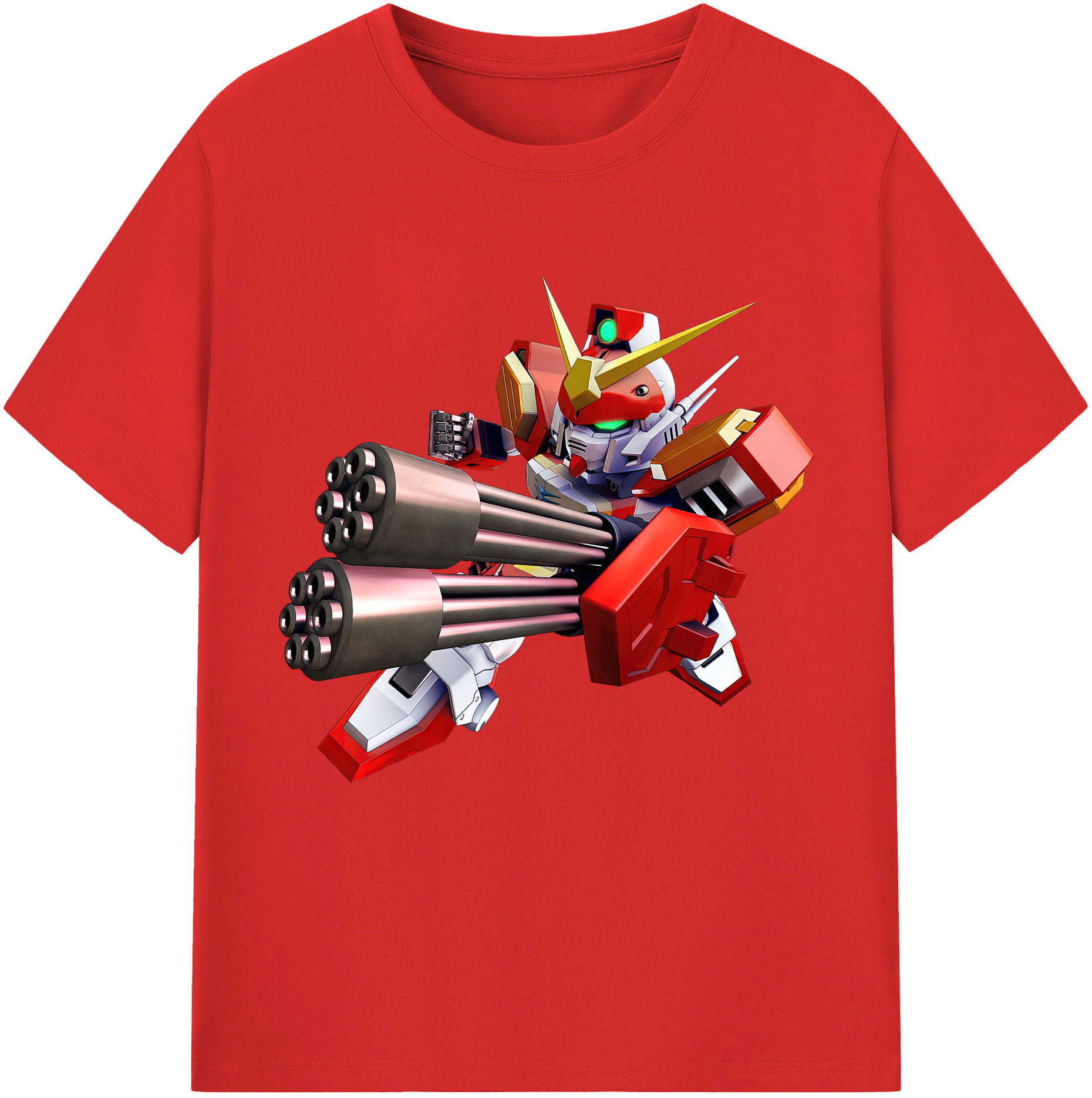 （画像用） 機動戦士ガンダム Mobile Suit Gundam 綿100％半袖Tシャツ（フロントプリント）