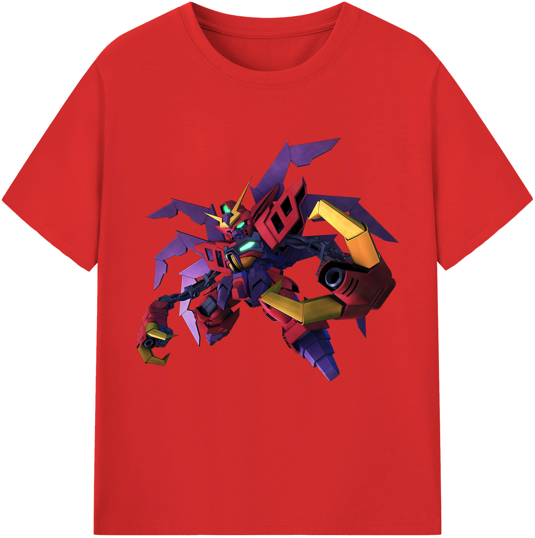 （画像用） 機動戦士ガンダム Mobile Suit Gundam 綿100％半袖Tシャツ（フロントプリント）
