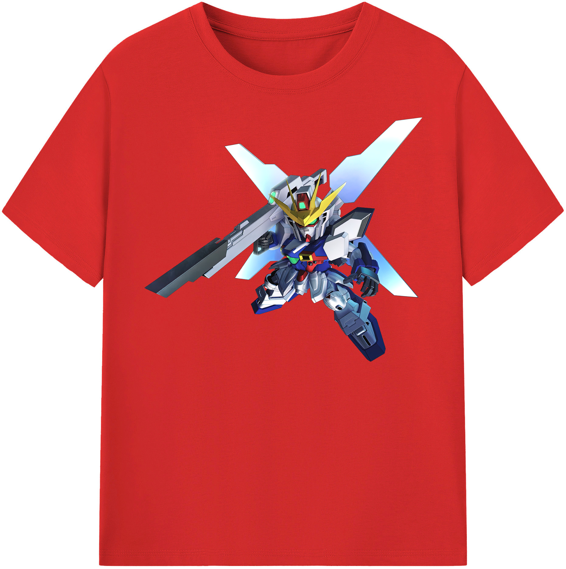 （画像用） 機動戦士ガンダム Mobile Suit Gundam 綿100％半袖Tシャツ（フロントプリント）