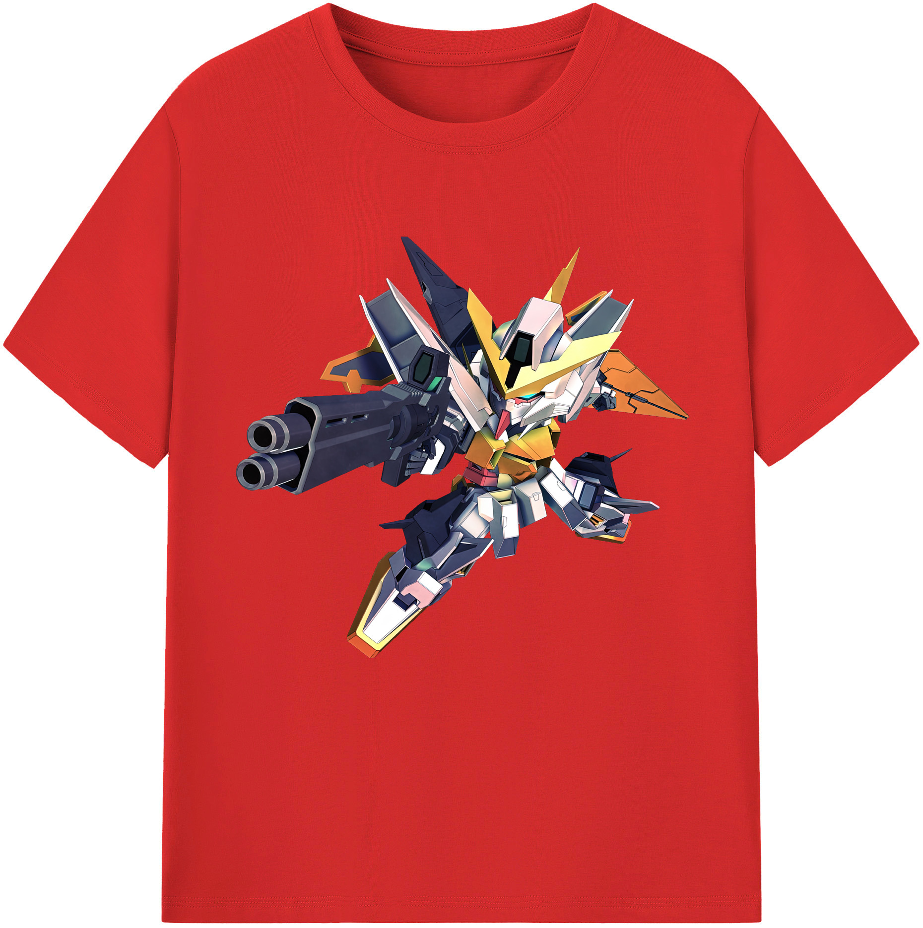 （画像用） 機動戦士ガンダム Mobile Suit Gundam 綿100％半袖Tシャツ（フロントプリント）