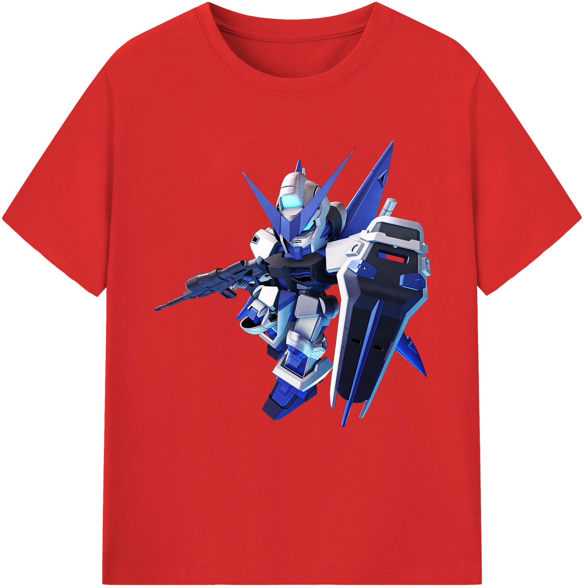 （画像用） 機動戦士ガンダム Mobile Suit Gundam 綿100％半袖Tシャツ（フロントプリント）