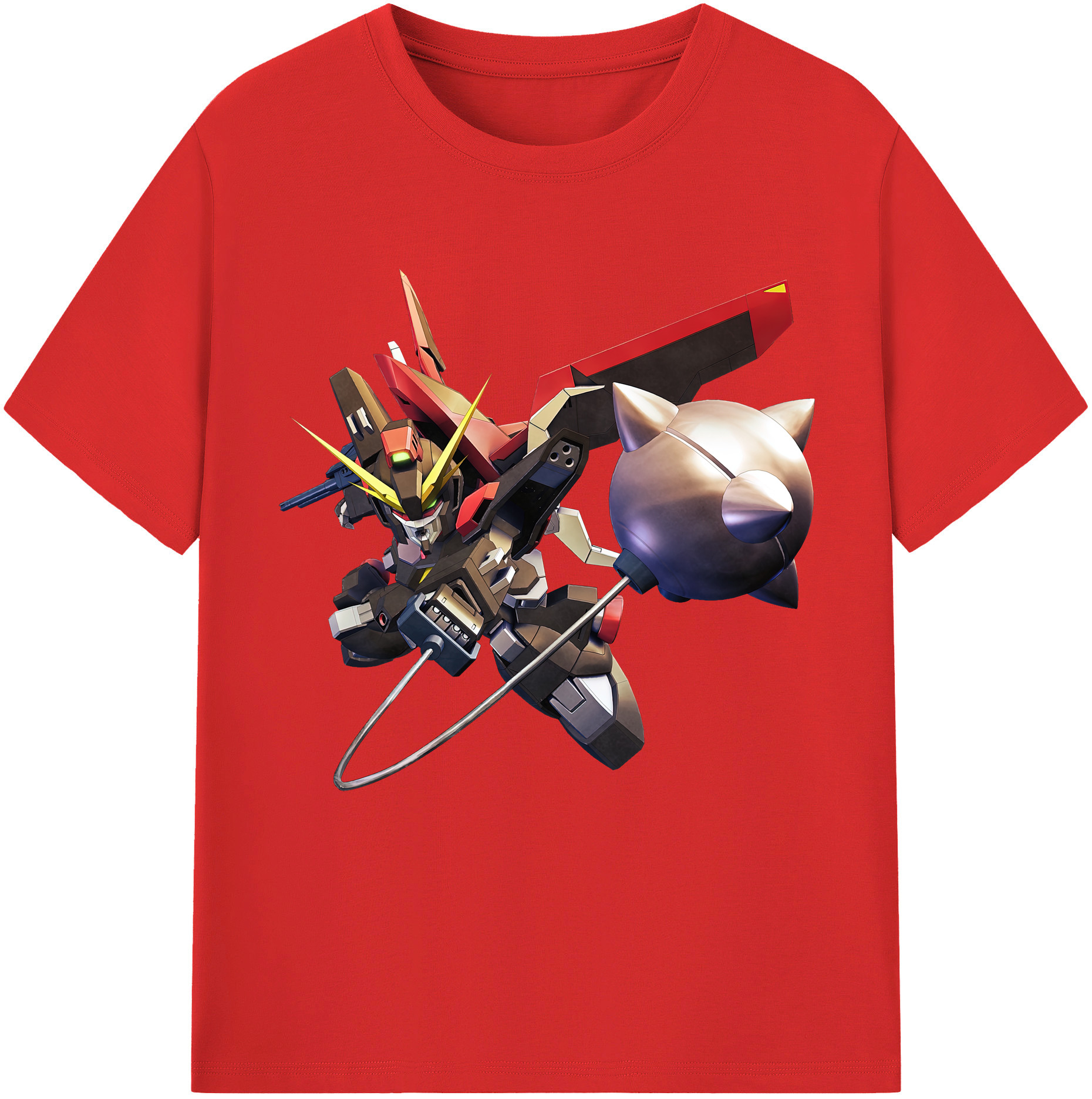 （画像用） 機動戦士ガンダム Mobile Suit Gundam 綿100％半袖Tシャツ（フロントプリント）