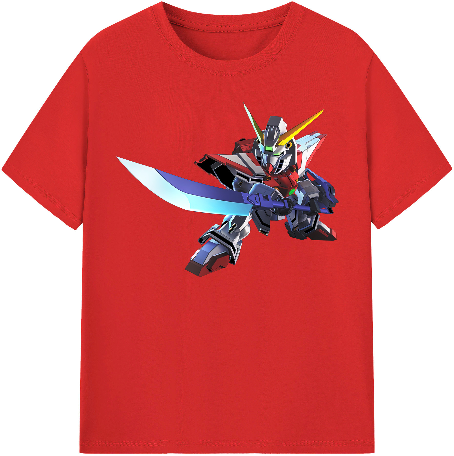 （画像用） 機動戦士ガンダム Mobile Suit Gundam 綿100％半袖Tシャツ（フロントプリント）
