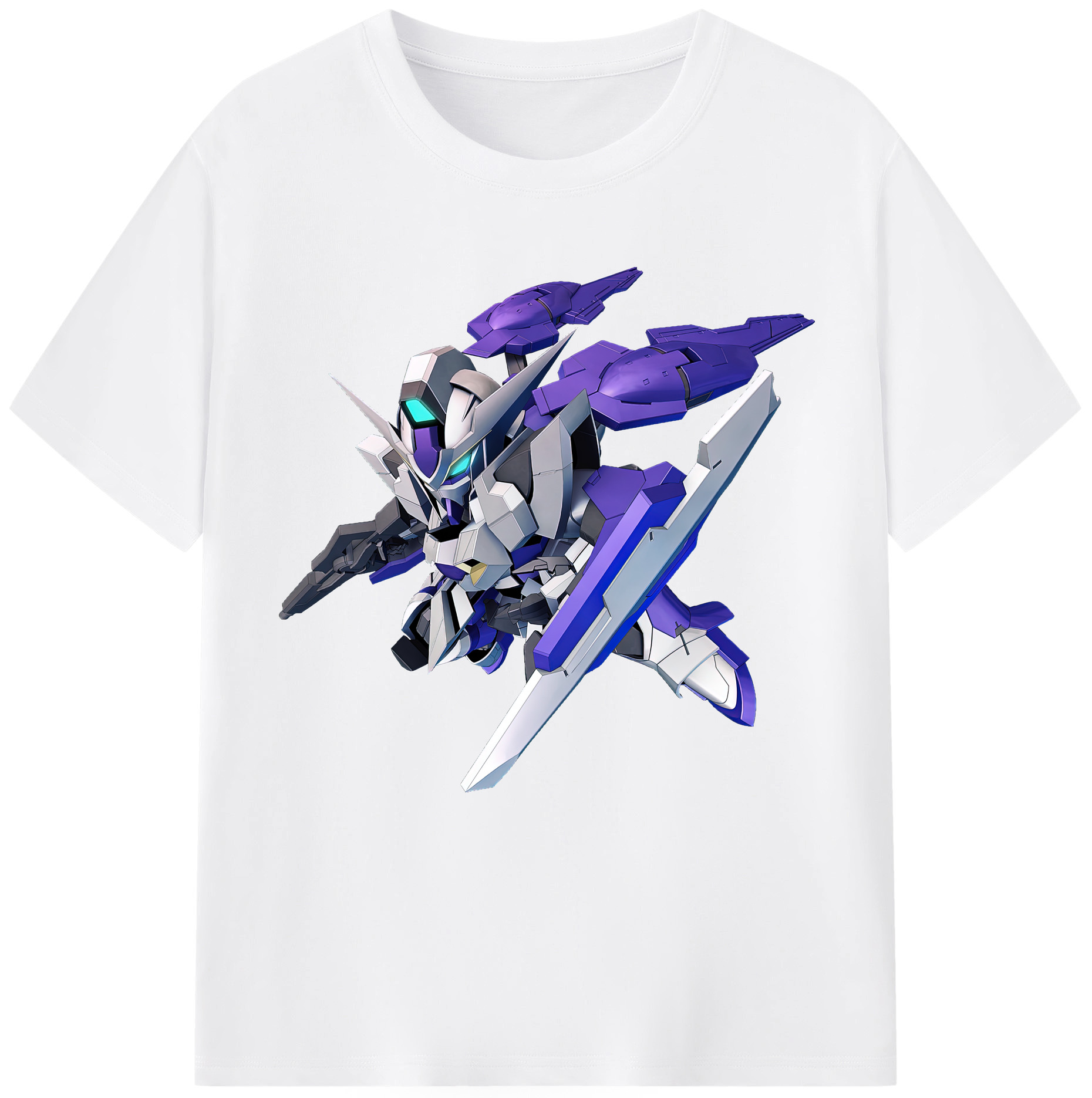 （画像用） 機動戦士ガンダム Mobile Suit Gundam 綿100％半袖Tシャツ（フロントプリント）