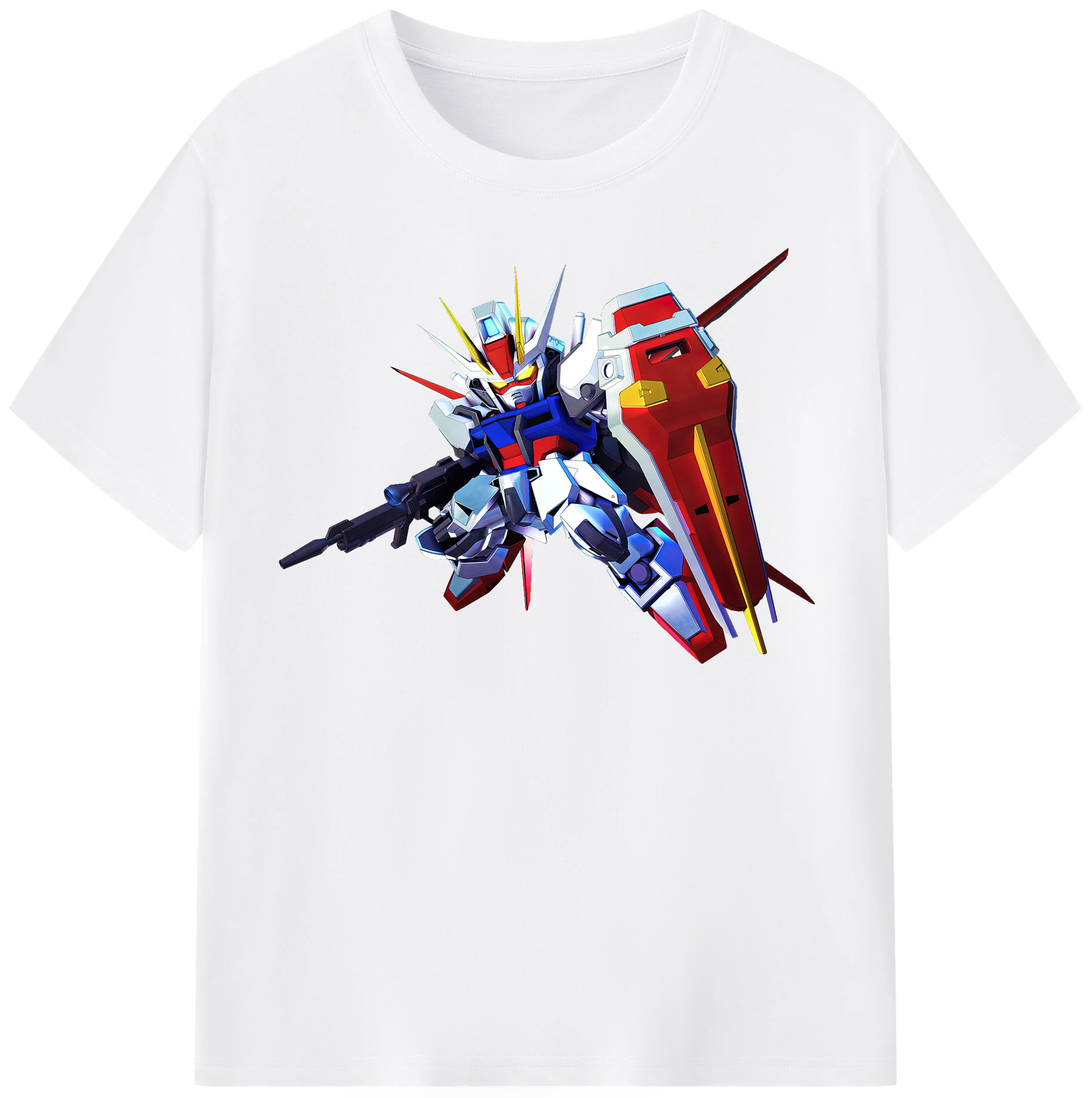 （画像用） 機動戦士ガンダム Mobile Suit Gundam 綿100％半袖Tシャツ（フロントプリント）