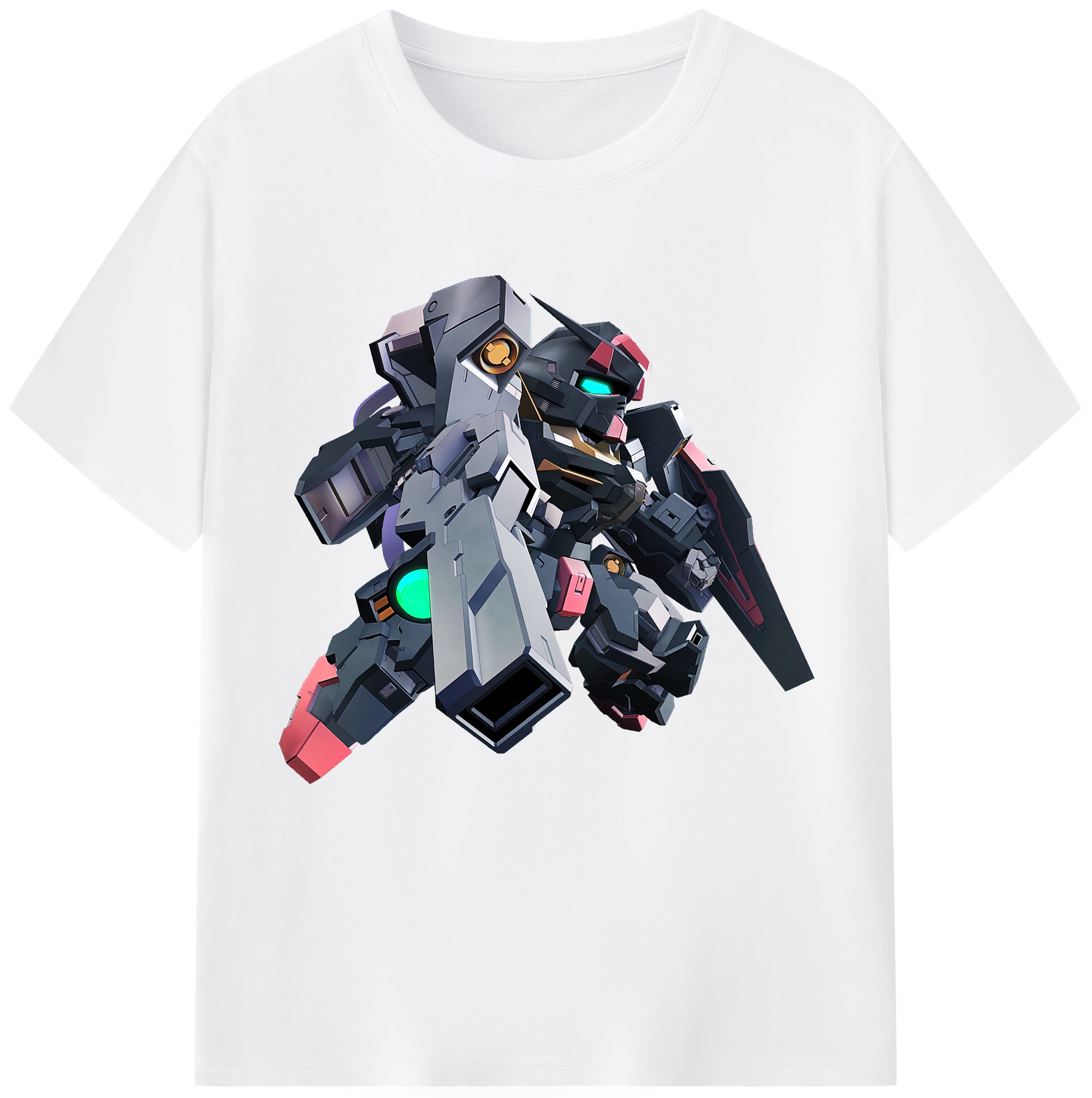 （画像用） 機動戦士ガンダム Mobile Suit Gundam 綿100％半袖Tシャツ（フロントプリント）