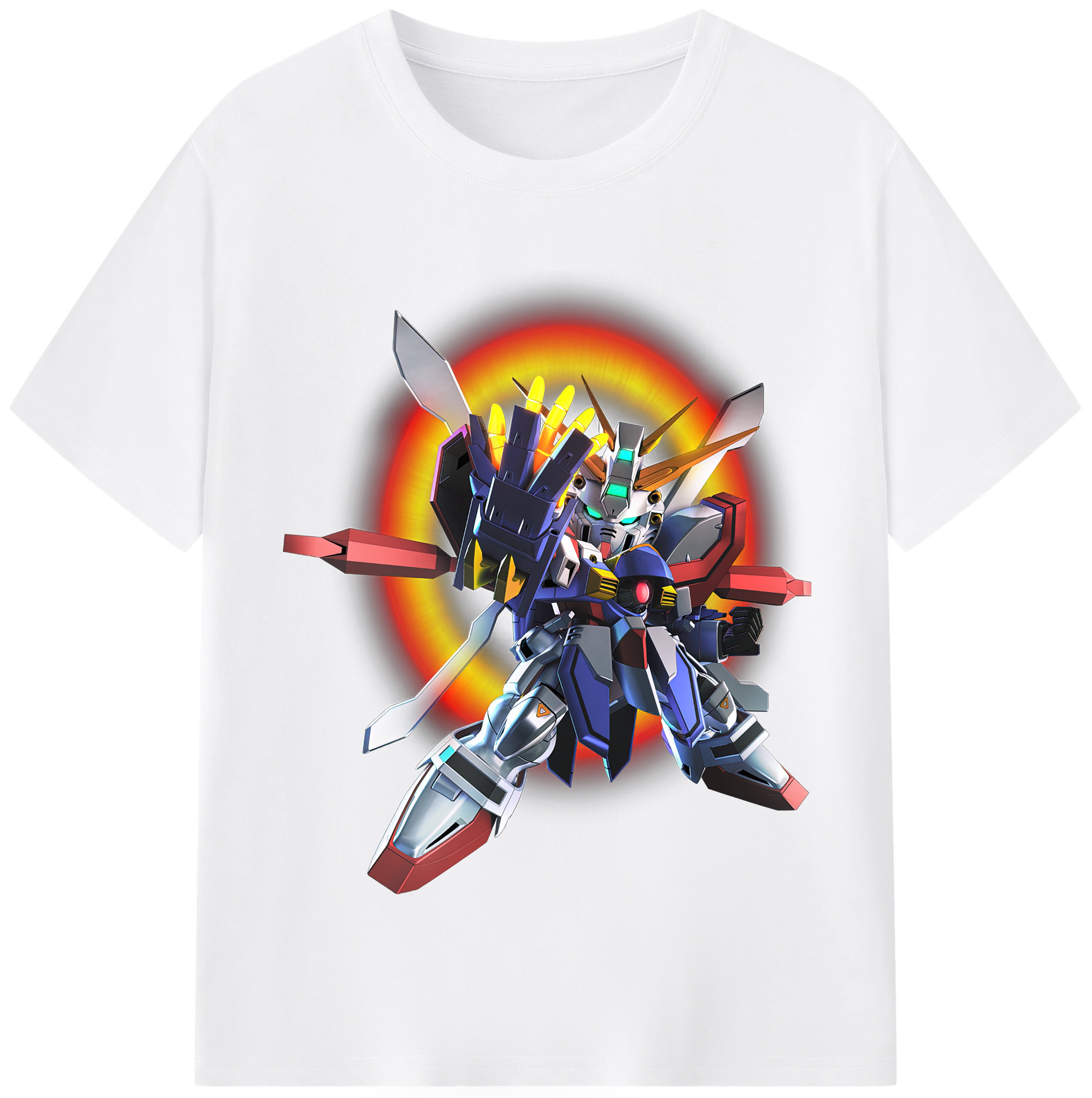 （画像用） 機動戦士ガンダム Mobile Suit Gundam 綿100％半袖Tシャツ（フロントプリント）