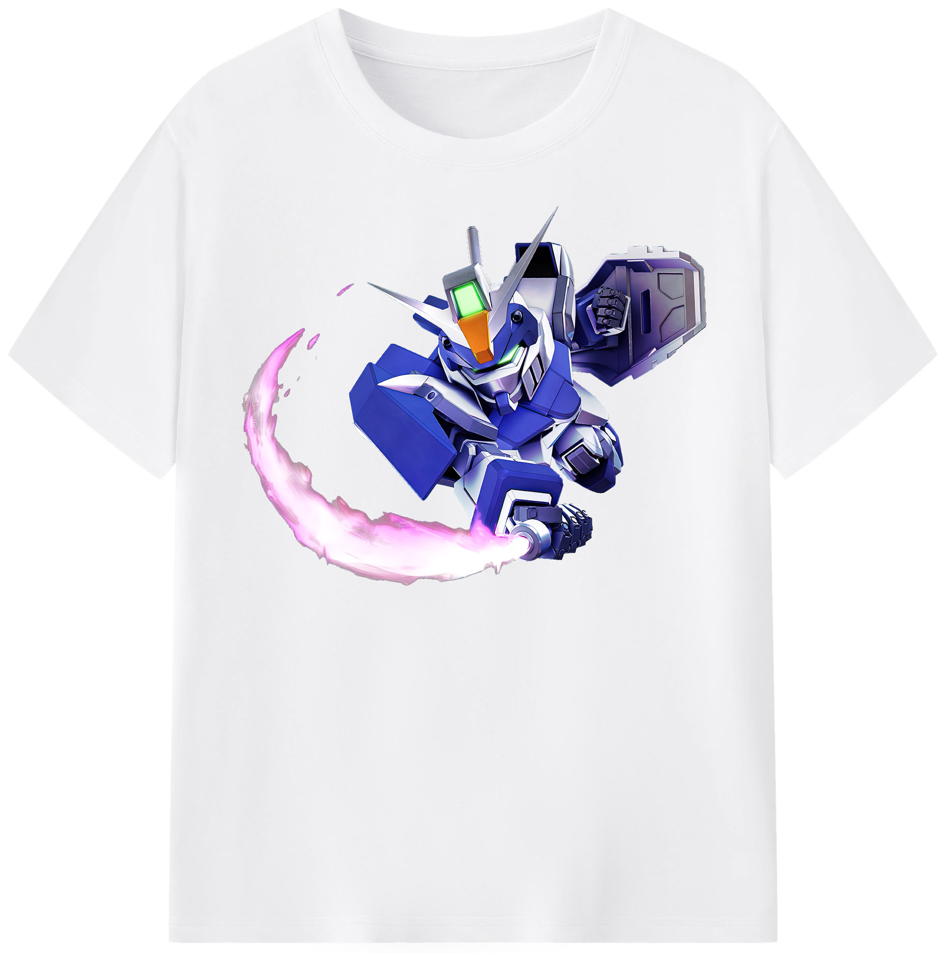 （画像用） 機動戦士ガンダム Mobile Suit Gundam 綿100％半袖Tシャツ（フロントプリント）