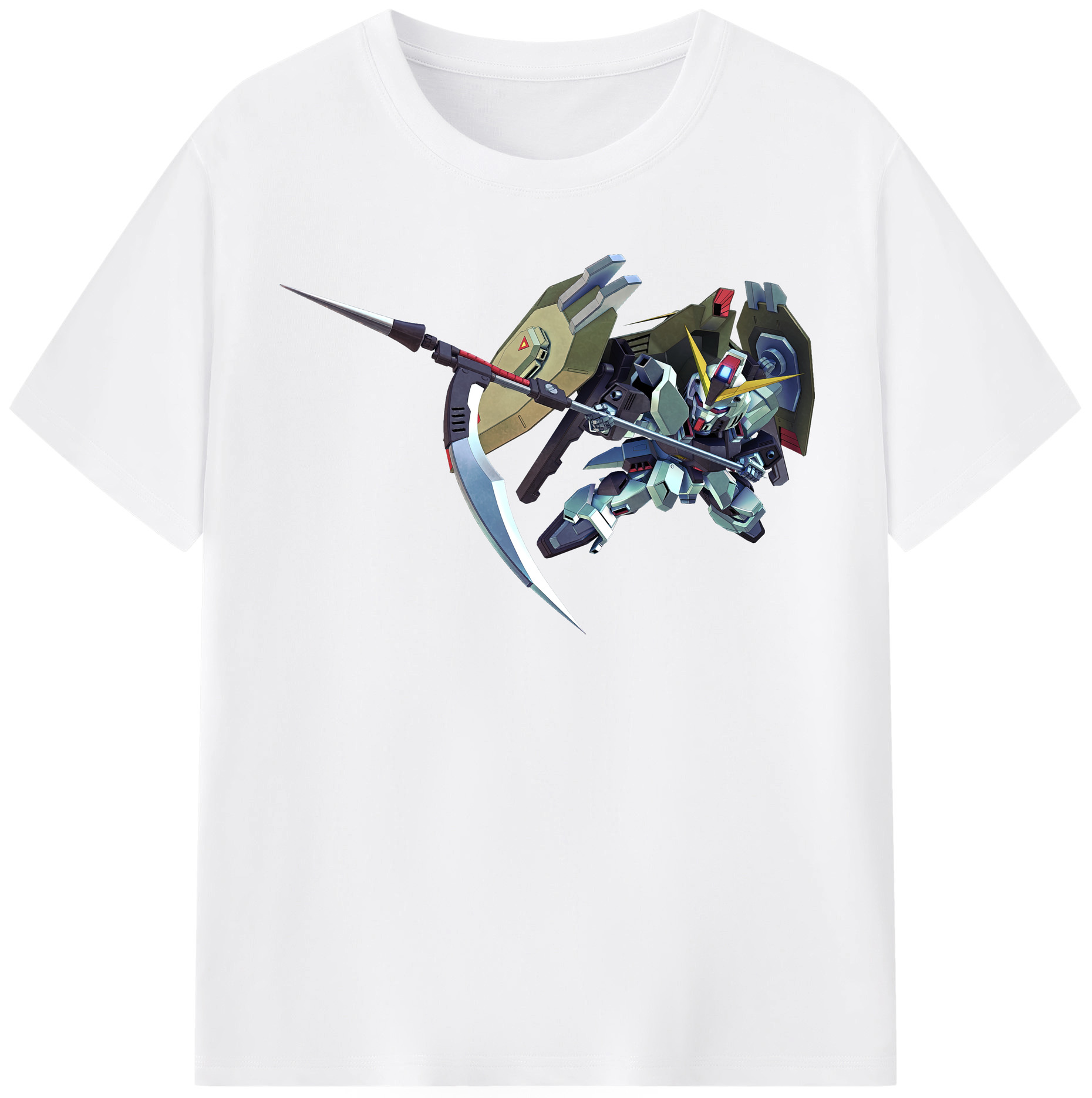 （画像用） 機動戦士ガンダム Mobile Suit Gundam 綿100％半袖Tシャツ（フロントプリント）