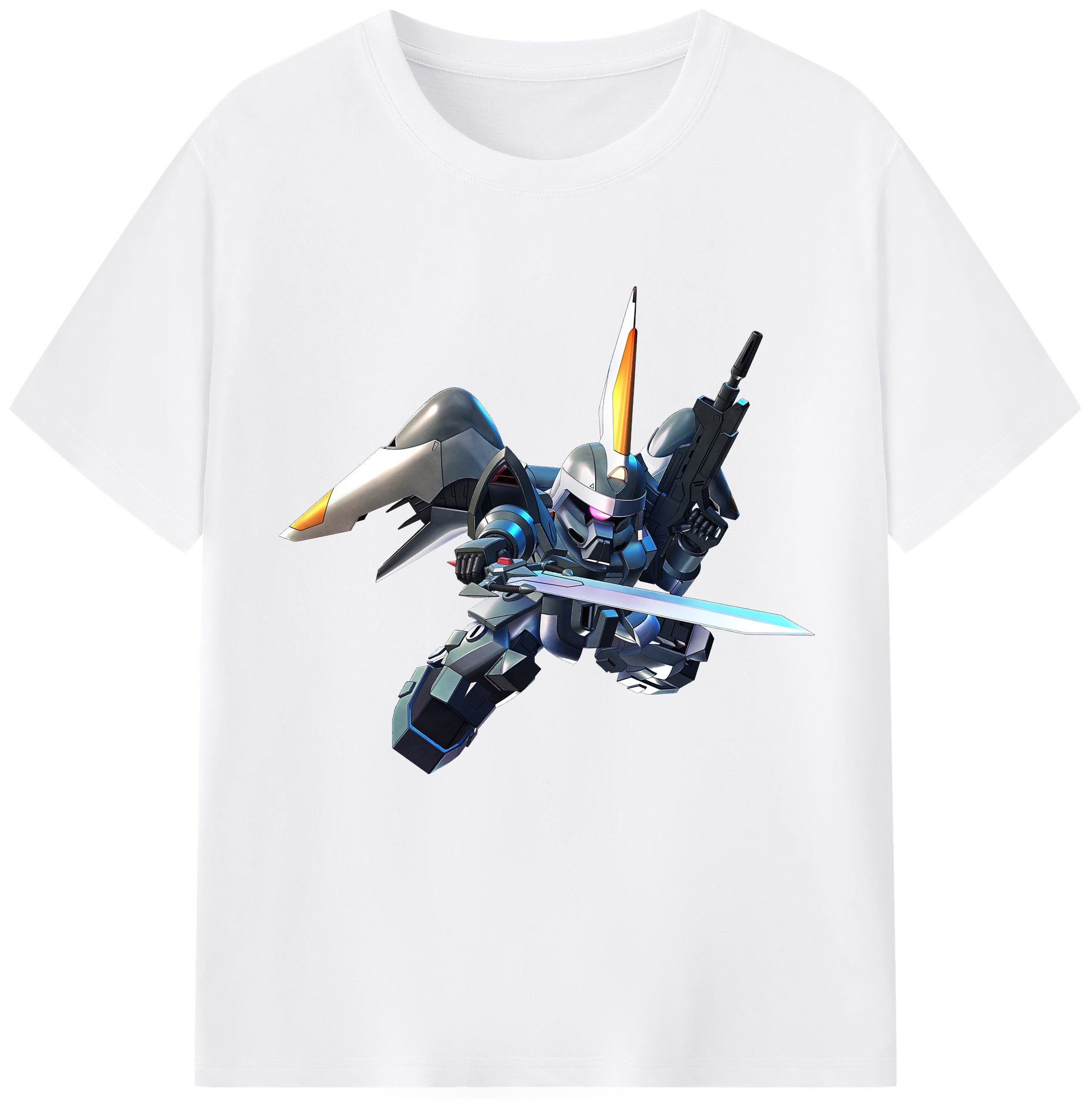 （画像用） 機動戦士ガンダム Mobile Suit Gundam 綿100％半袖Tシャツ（フロントプリント）