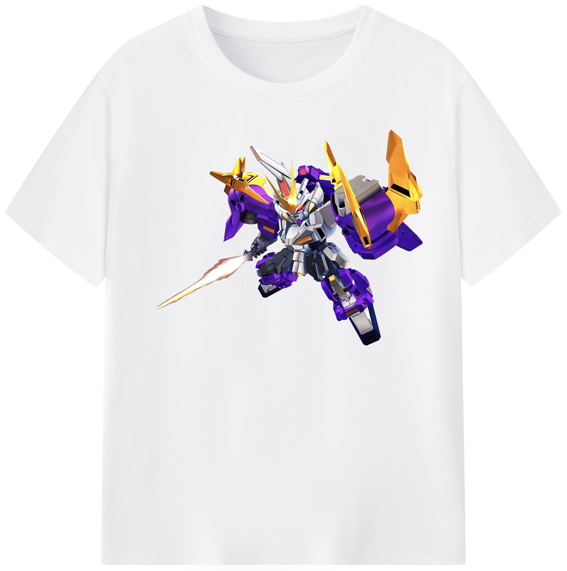 （画像用） 機動戦士ガンダム Mobile Suit Gundam 綿100％半袖Tシャツ（フロントプリント）