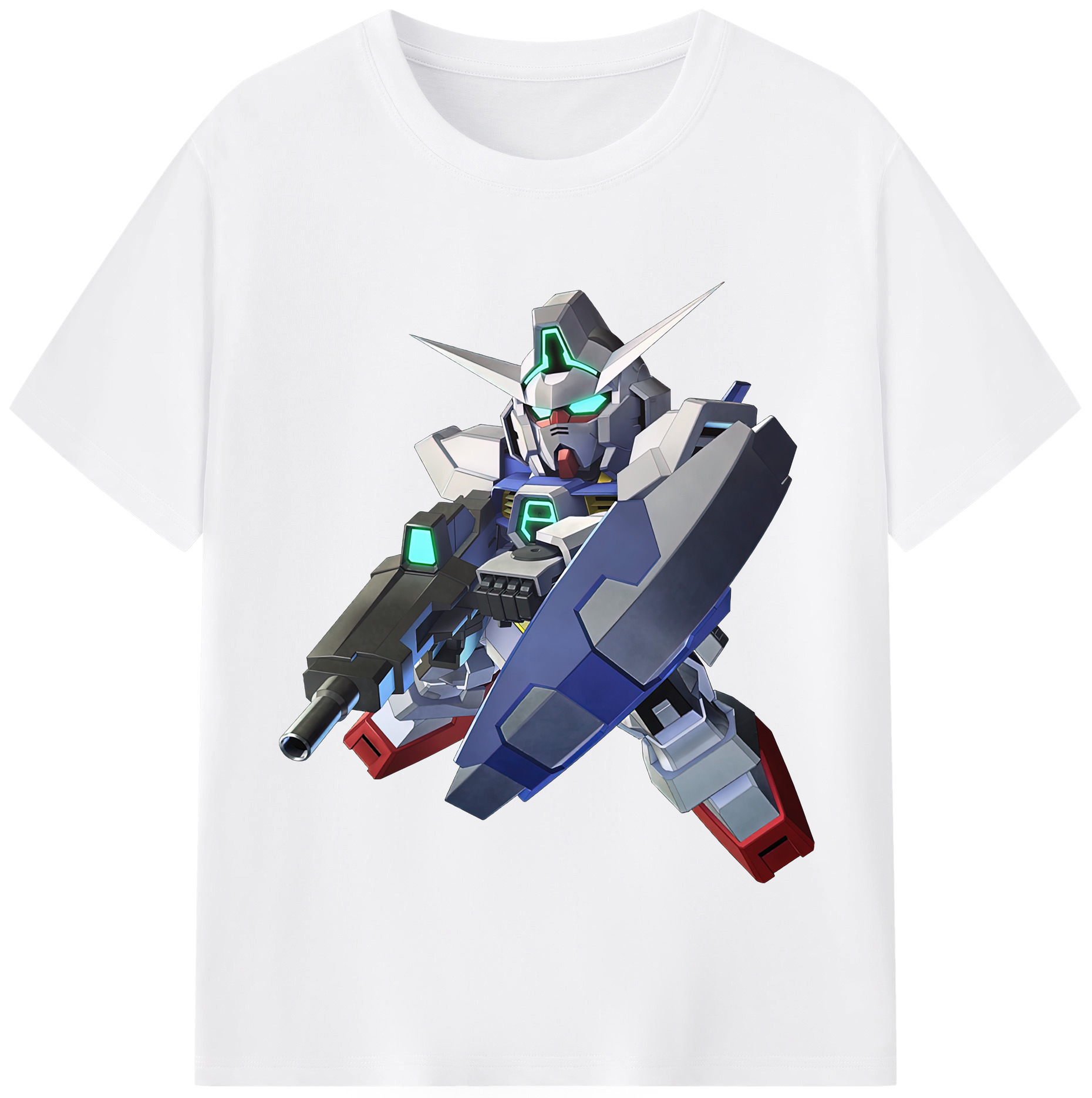 （画像用） 機動戦士ガンダム Mobile Suit Gundam 綿100％半袖Tシャツ（フロントプリント）