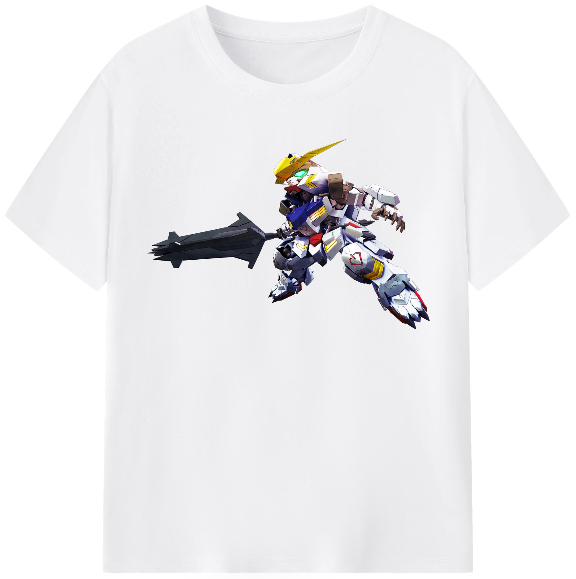 （画像用） 機動戦士ガンダム Mobile Suit Gundam 綿100％半袖Tシャツ（フロントプリント）