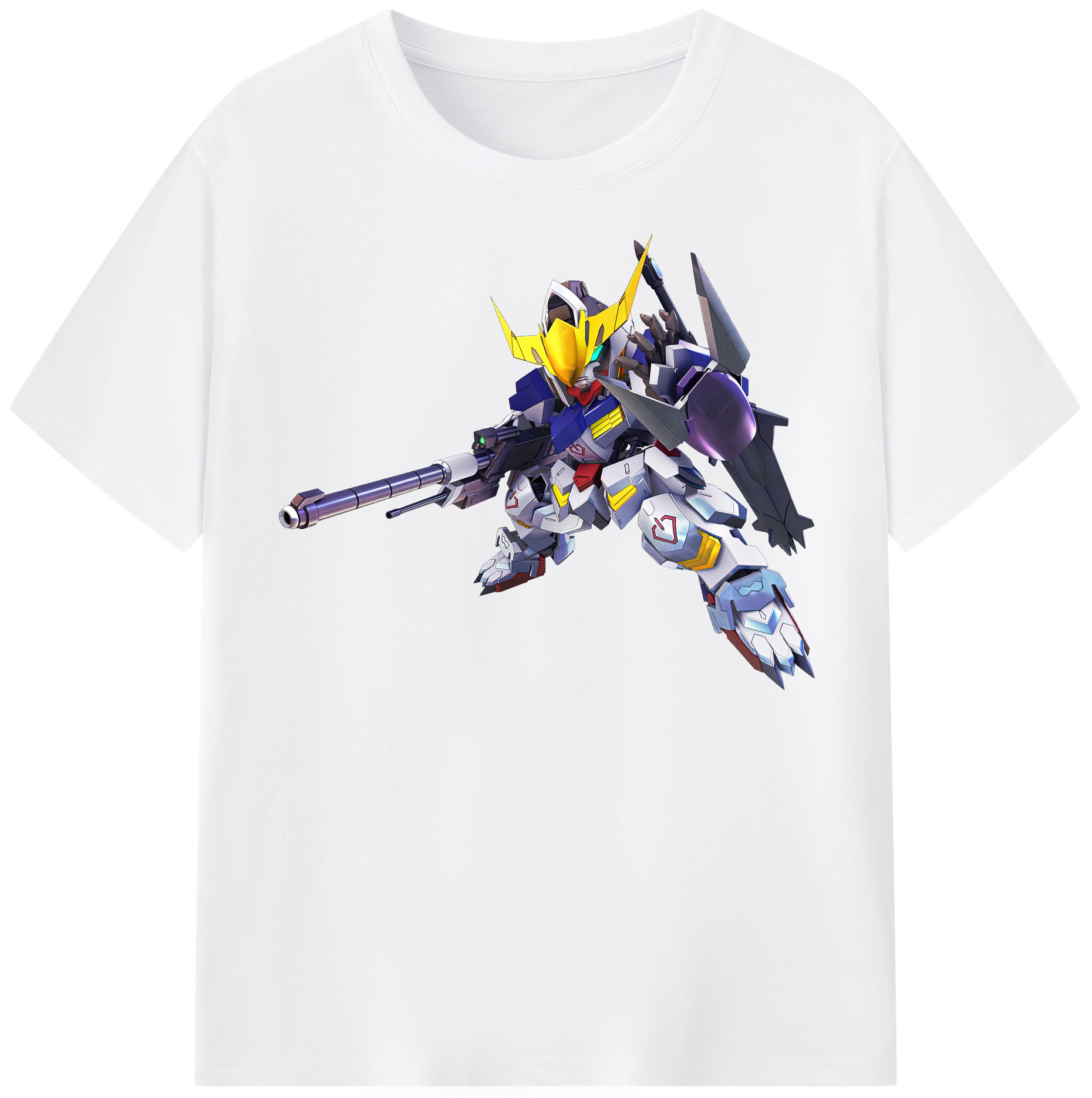（画像用） 機動戦士ガンダム Mobile Suit Gundam 綿100％半袖Tシャツ（フロントプリント）
