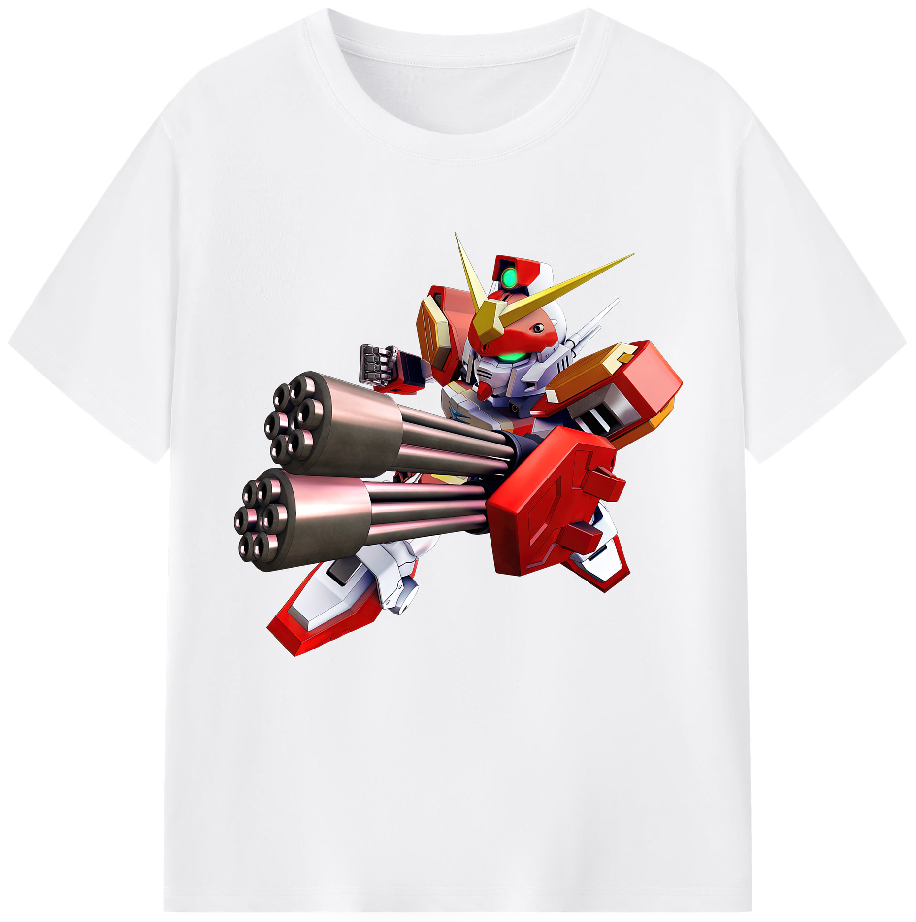 （画像用） 機動戦士ガンダム Mobile Suit Gundam 綿100％半袖Tシャツ（フロントプリント）