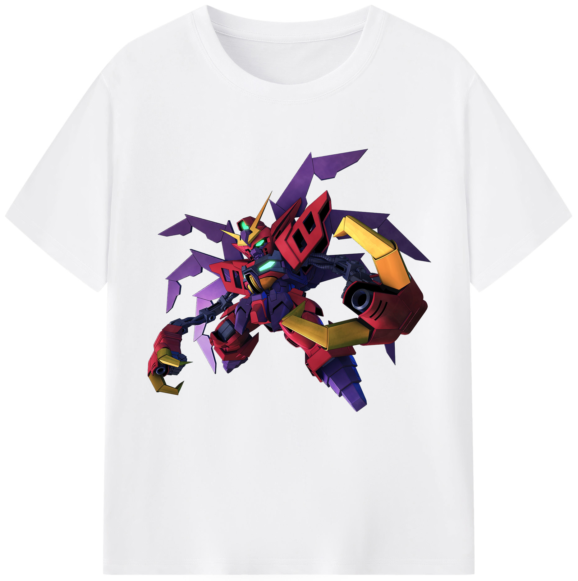 （画像用） 機動戦士ガンダム Mobile Suit Gundam 綿100％半袖Tシャツ（フロントプリント）