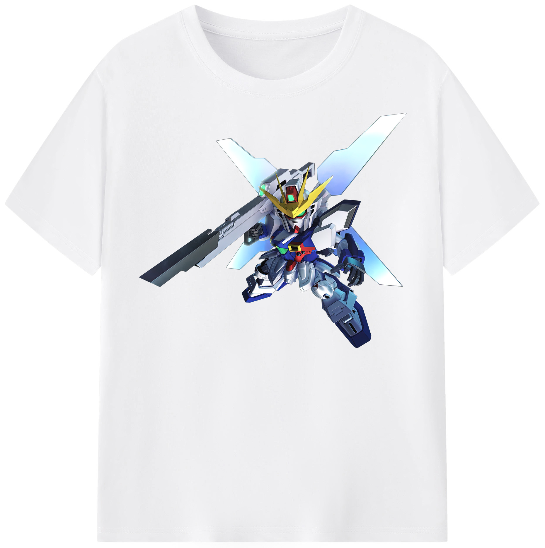 （画像用） 機動戦士ガンダム Mobile Suit Gundam 綿100％半袖Tシャツ（フロントプリント）