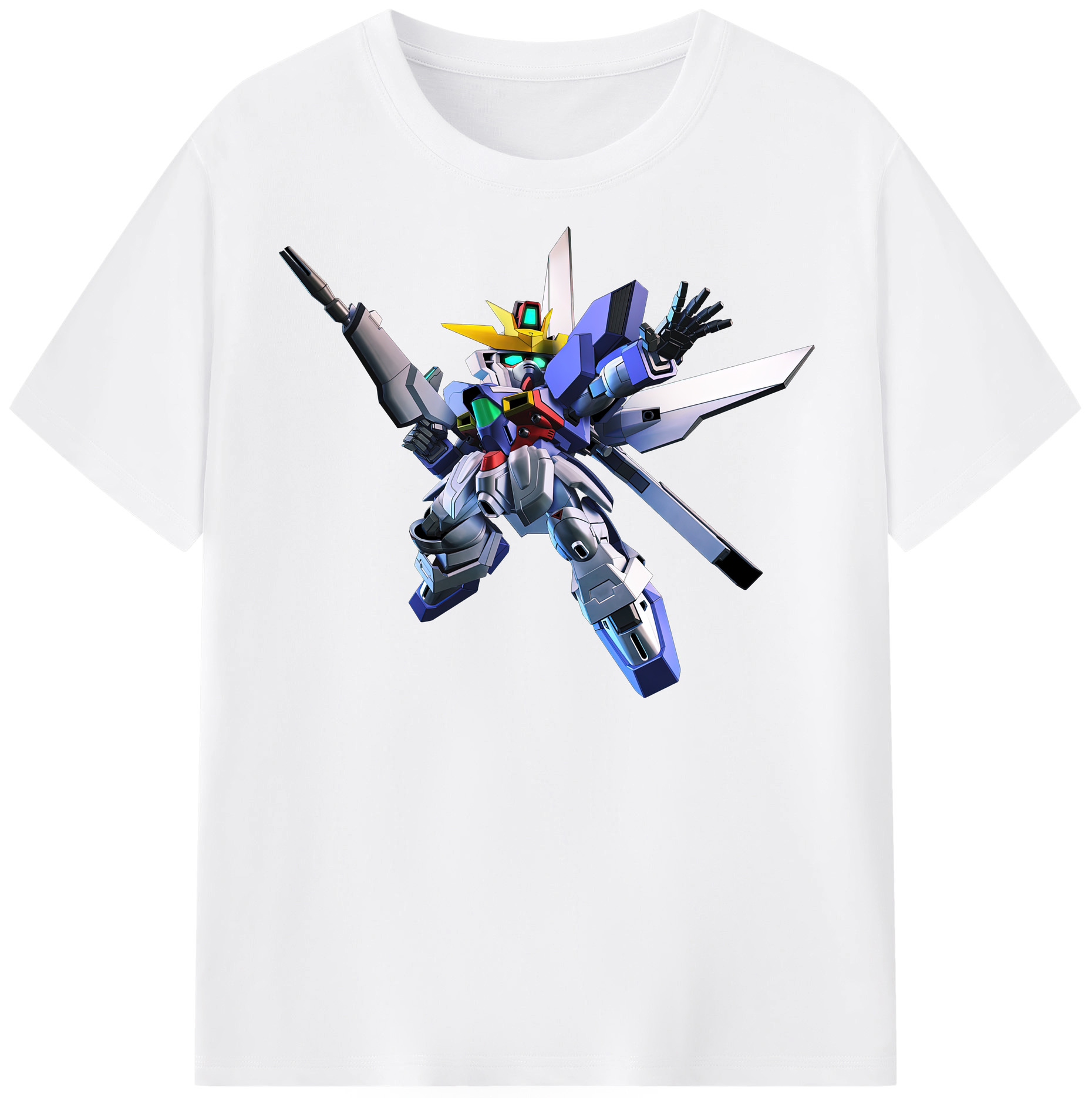 （画像用） 機動戦士ガンダム Mobile Suit Gundam 綿100％半袖Tシャツ（フロントプリント）