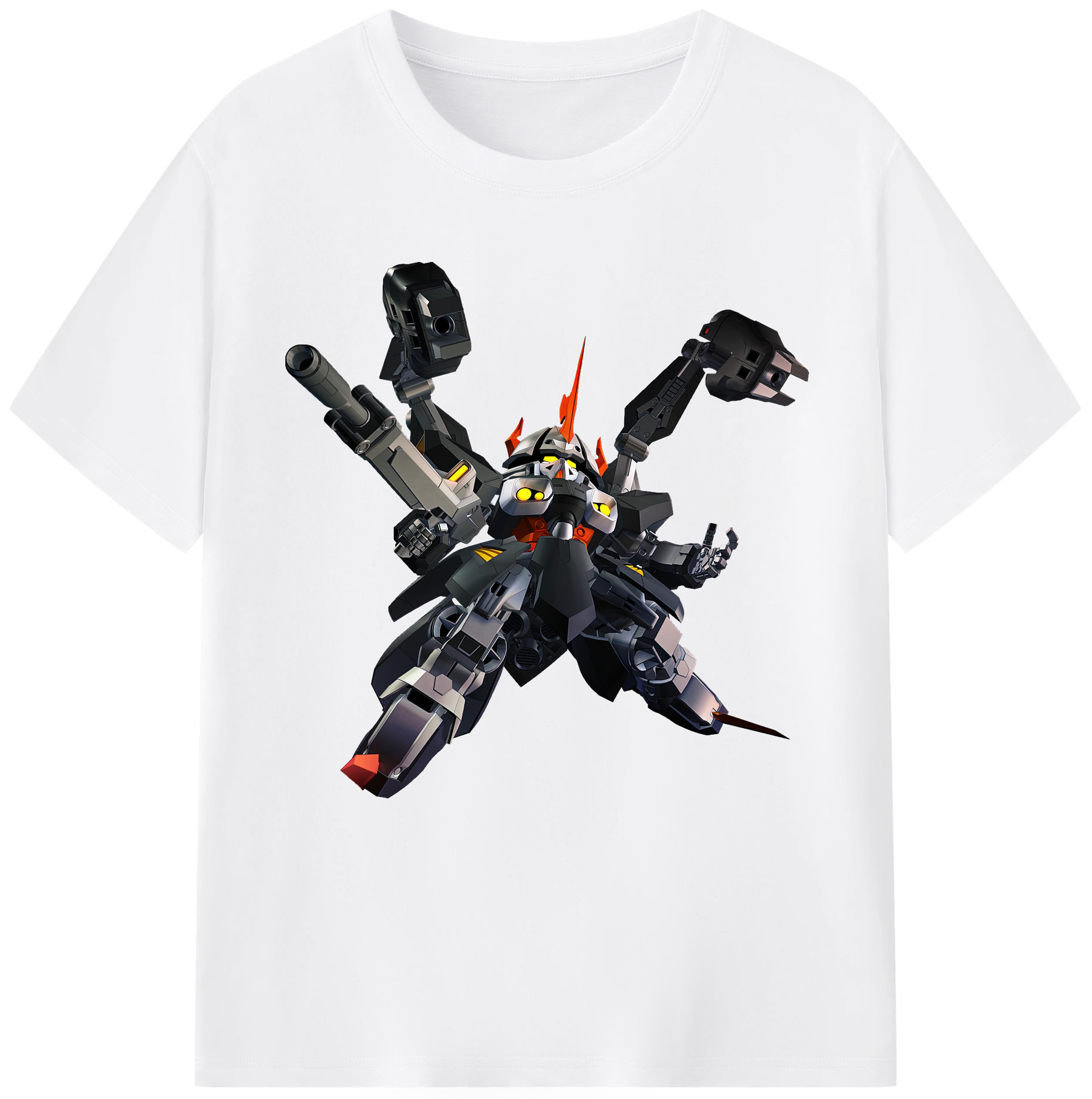 （画像用） 機動戦士ガンダム Mobile Suit Gundam 綿100％半袖Tシャツ（フロントプリント）