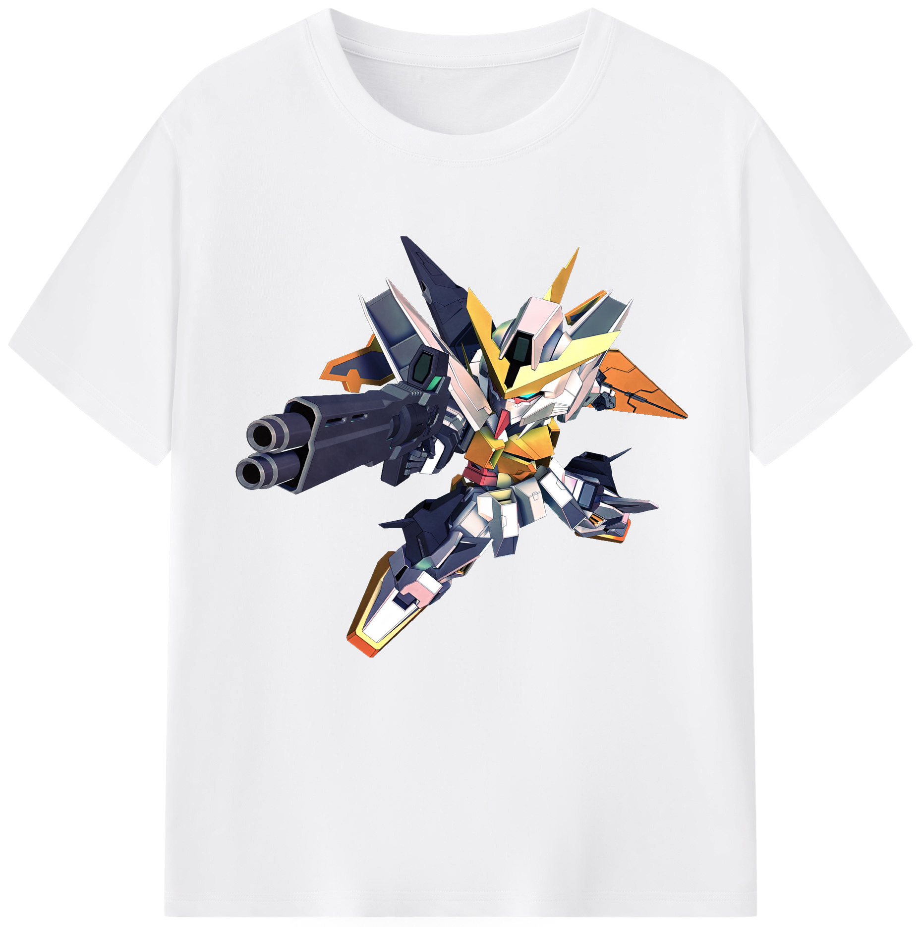 （画像用） 機動戦士ガンダム Mobile Suit Gundam 綿100％半袖Tシャツ（フロントプリント）
