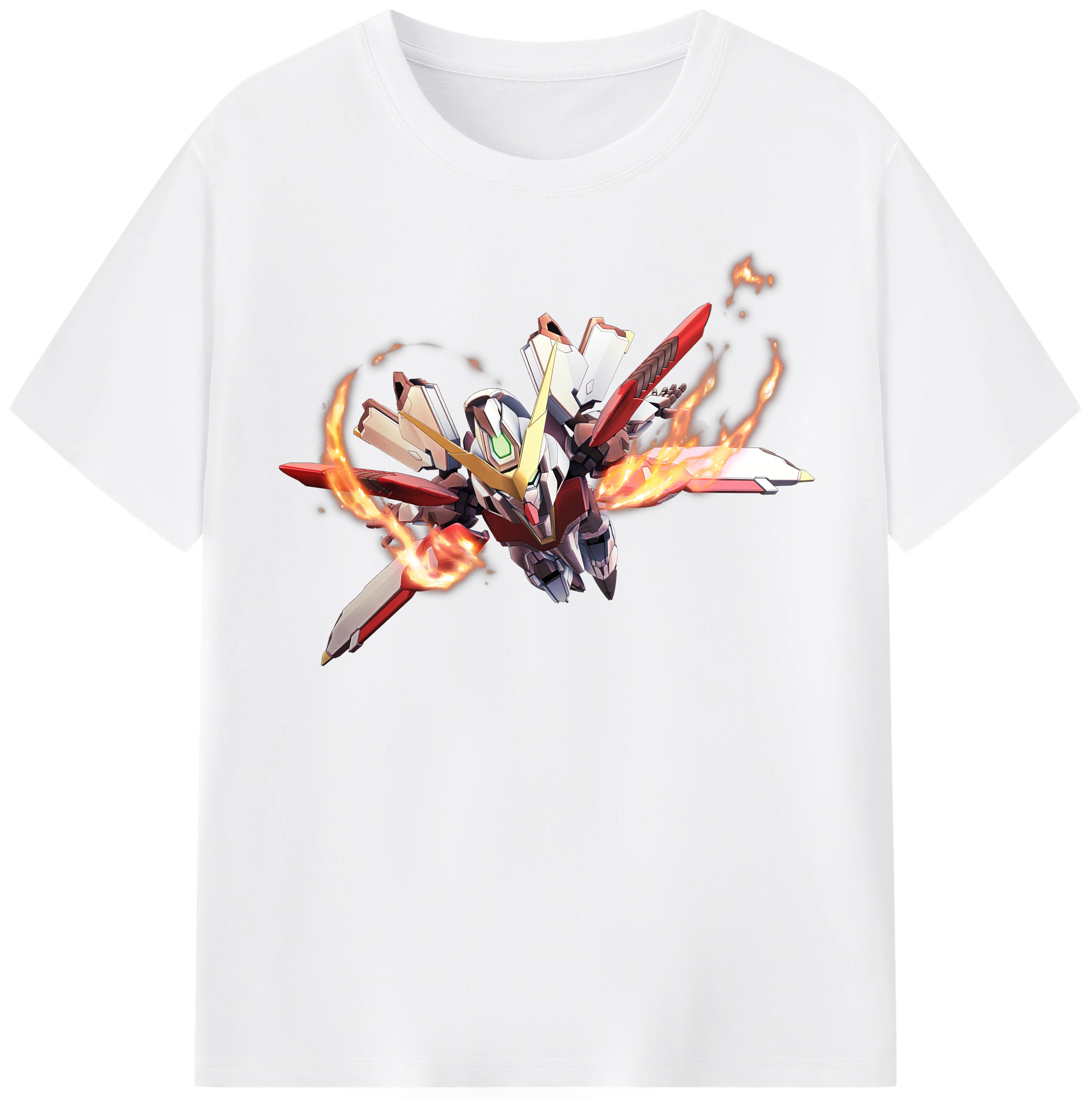 （画像用） 機動戦士ガンダム Mobile Suit Gundam 綿100％半袖Tシャツ（フロントプリント）
