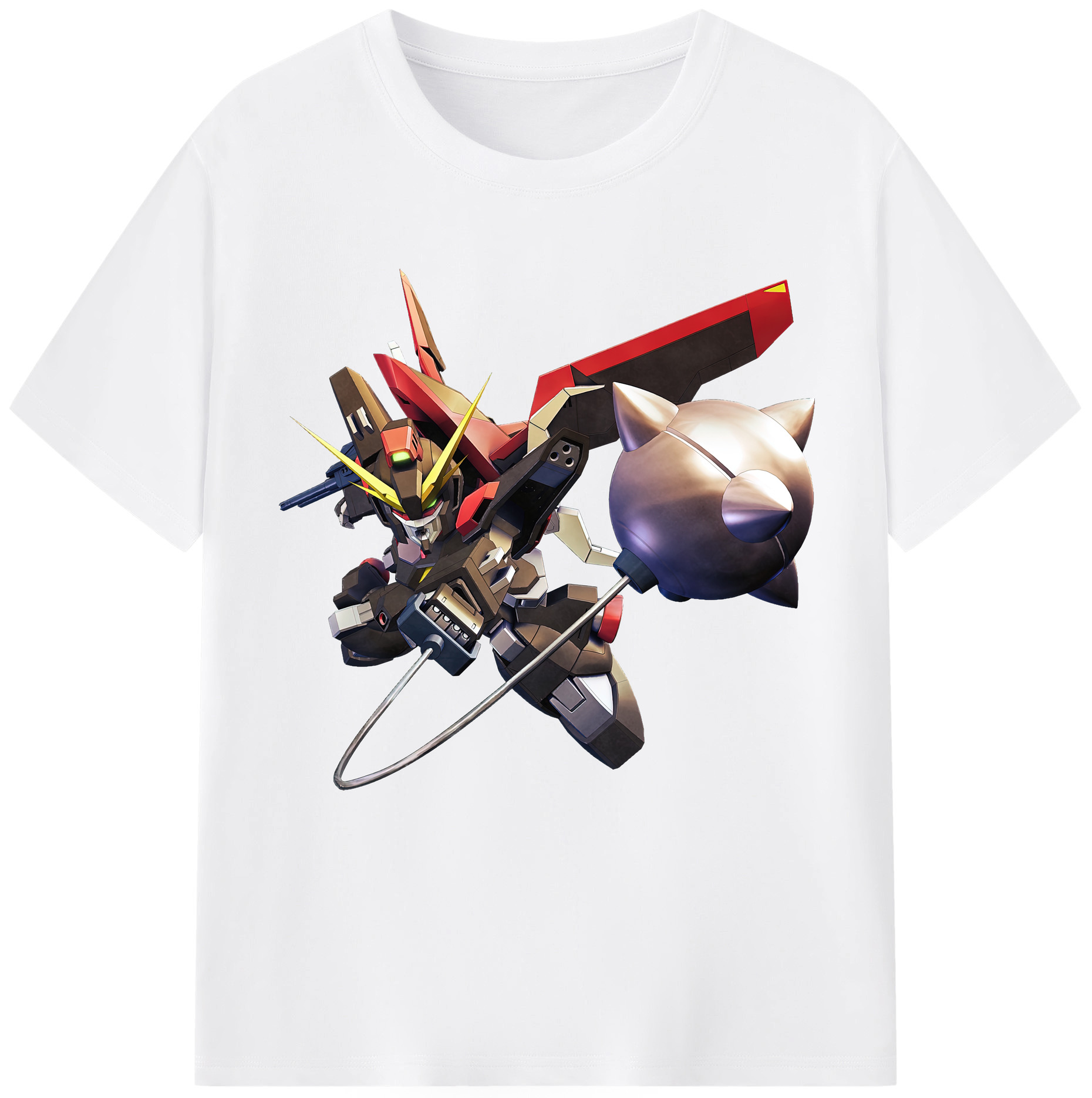 （画像用） 機動戦士ガンダム Mobile Suit Gundam 綿100％半袖Tシャツ（フロントプリント）