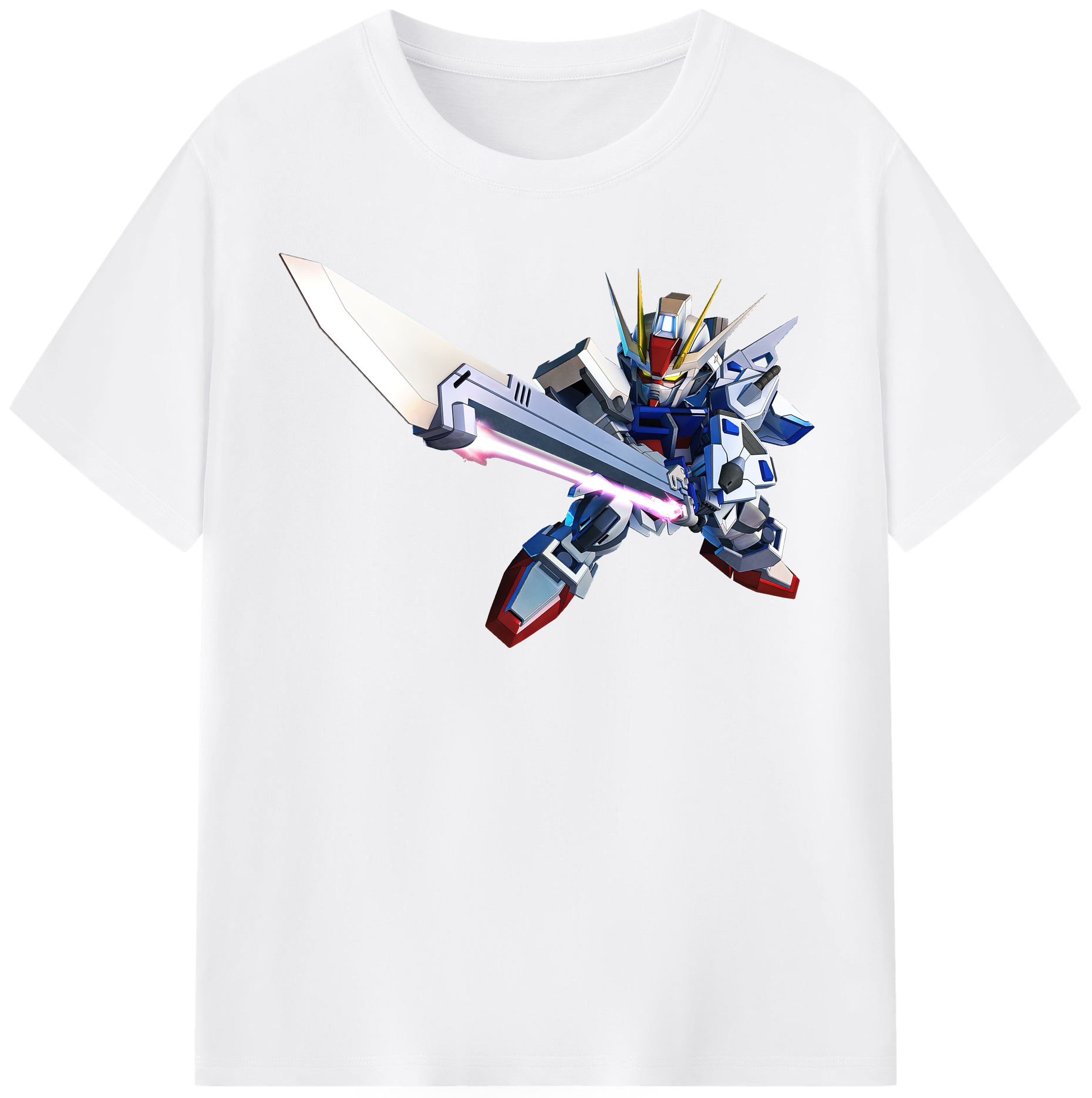 （画像用） 機動戦士ガンダム Mobile Suit Gundam 綿100％半袖Tシャツ（フロントプリント）