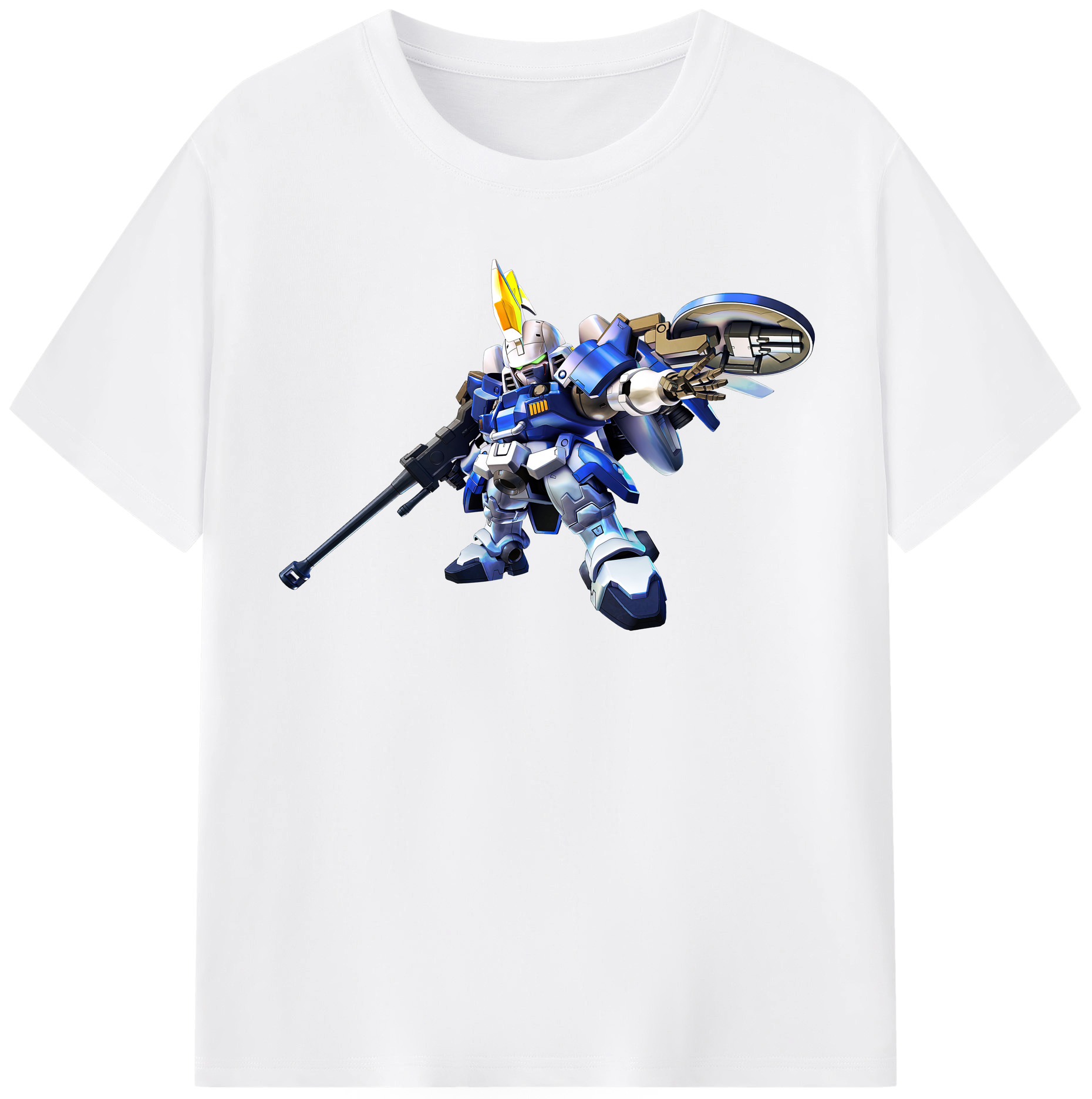 （画像用） 機動戦士ガンダム Mobile Suit Gundam 綿100％半袖Tシャツ（フロントプリント）
