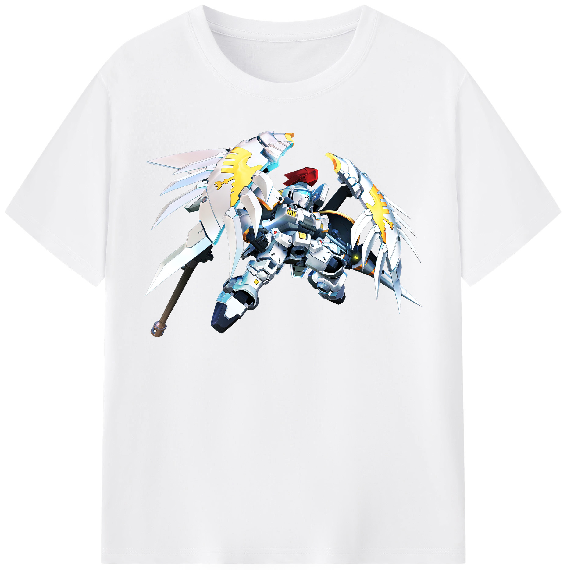 （画像用） 機動戦士ガンダム Mobile Suit Gundam 綿100％半袖Tシャツ（フロントプリント）