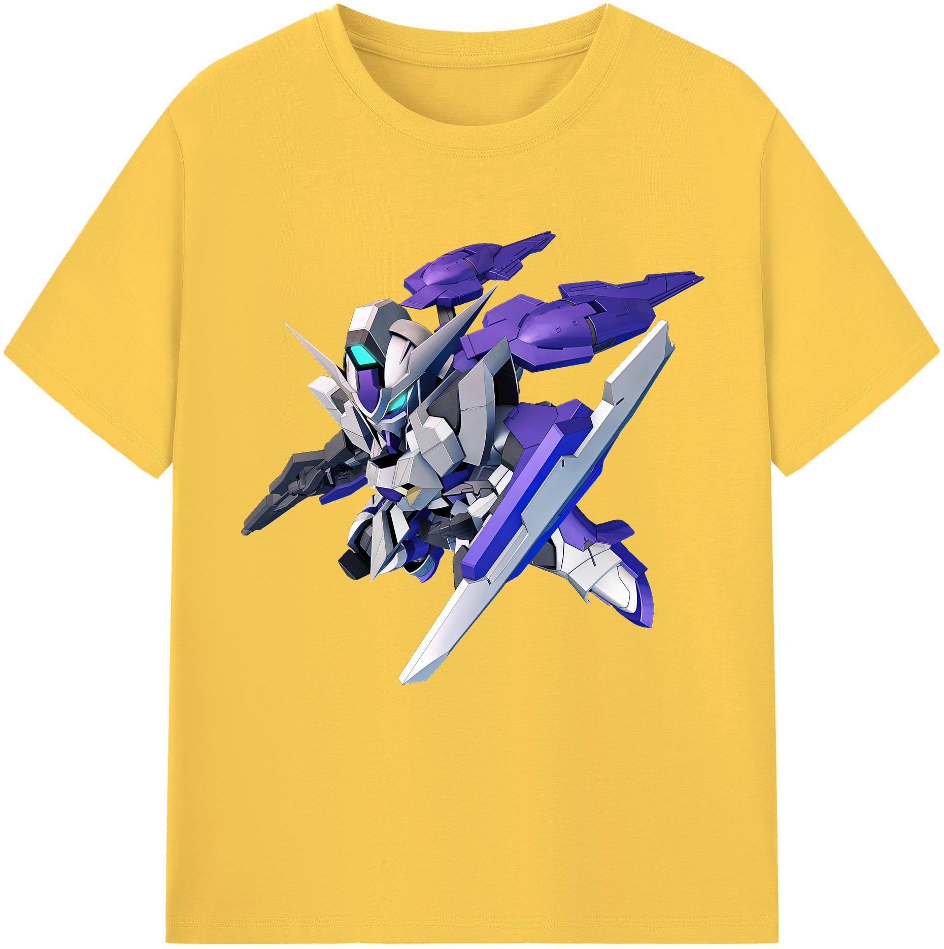 （画像用） 機動戦士ガンダム Mobile Suit Gundam 綿100％半袖Tシャツ（フロントプリント）