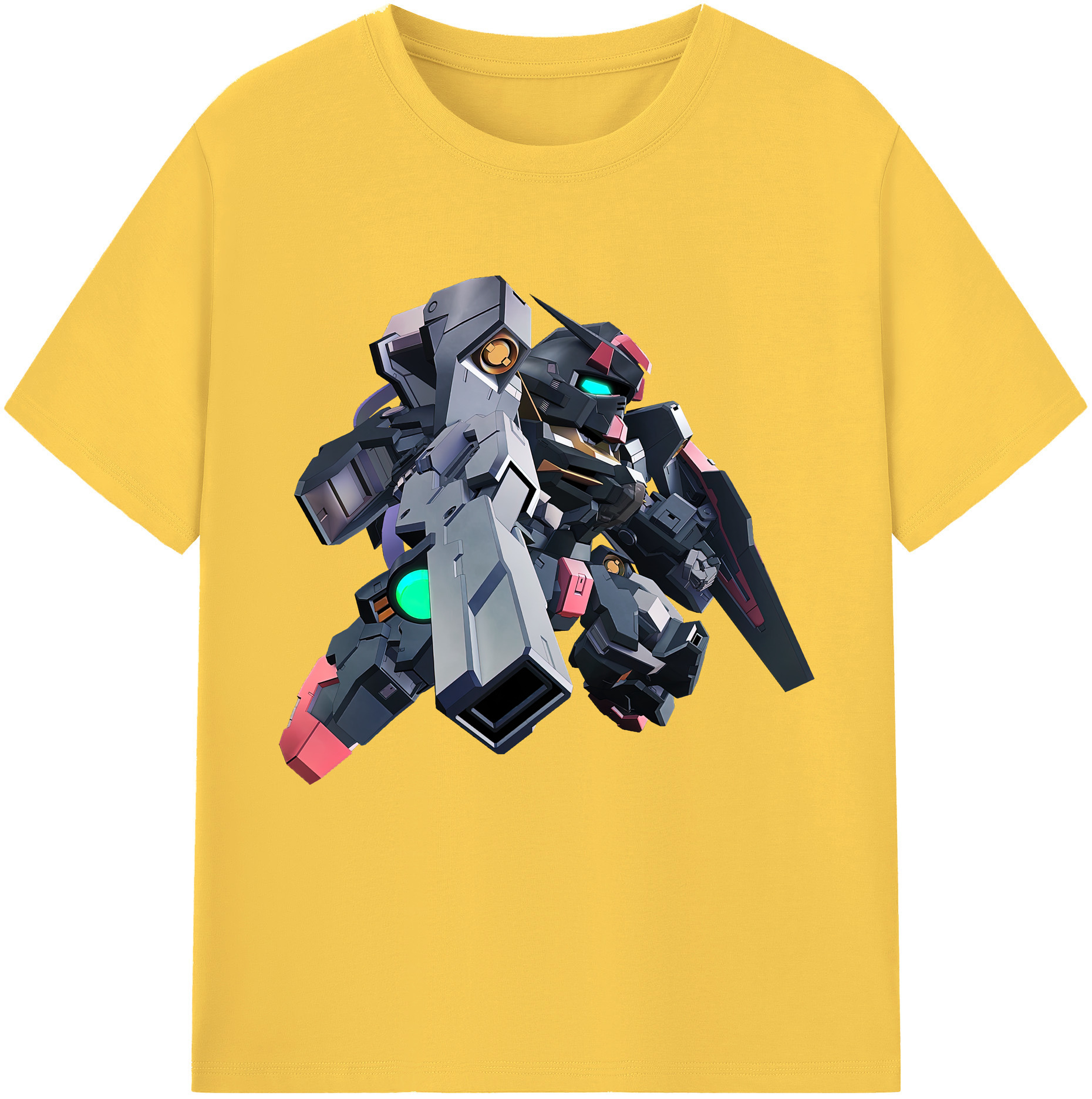 （画像用） 機動戦士ガンダム Mobile Suit Gundam 綿100％半袖Tシャツ（フロントプリント）