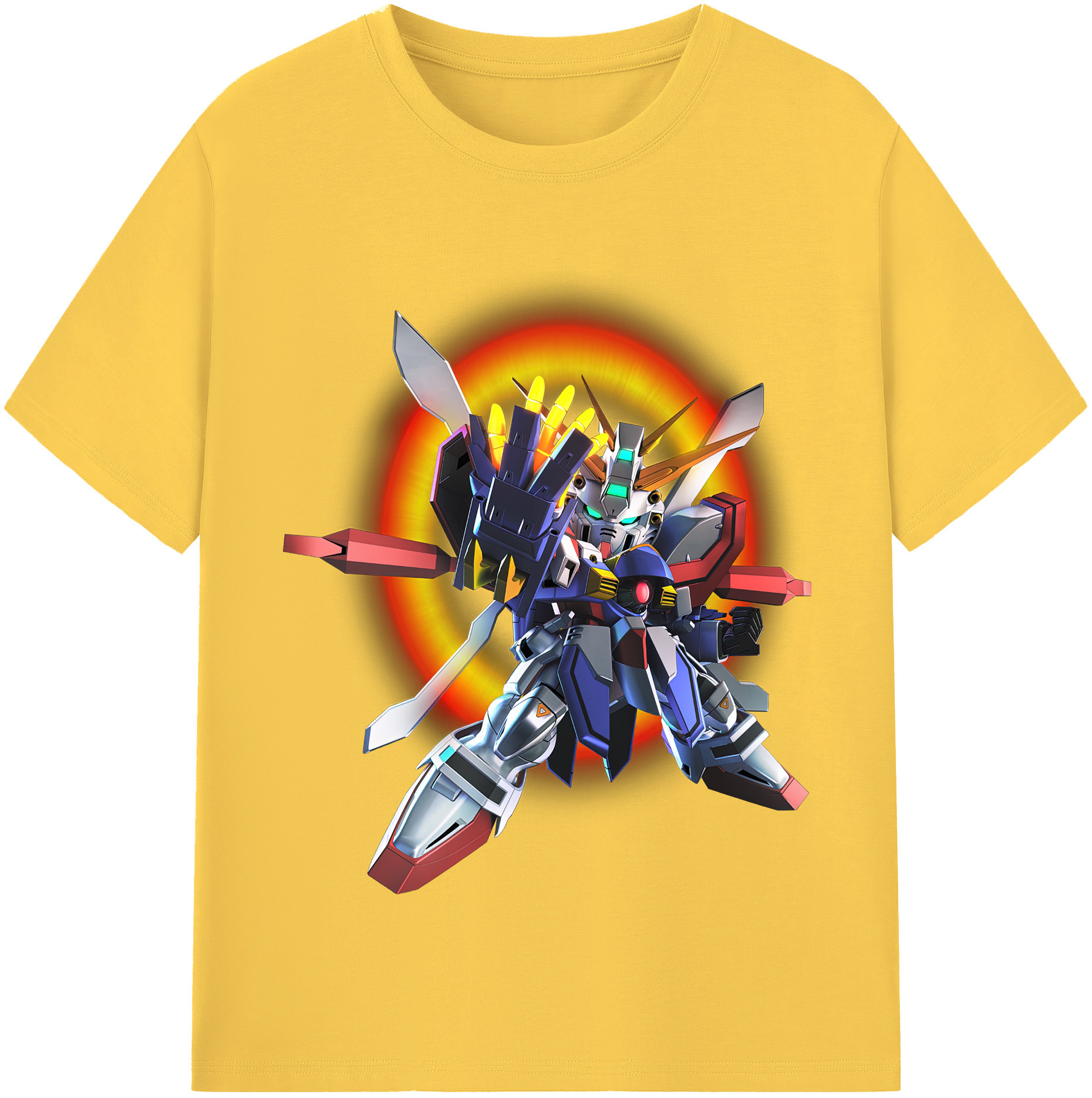（画像用） 機動戦士ガンダム Mobile Suit Gundam 綿100％半袖Tシャツ（フロントプリント）