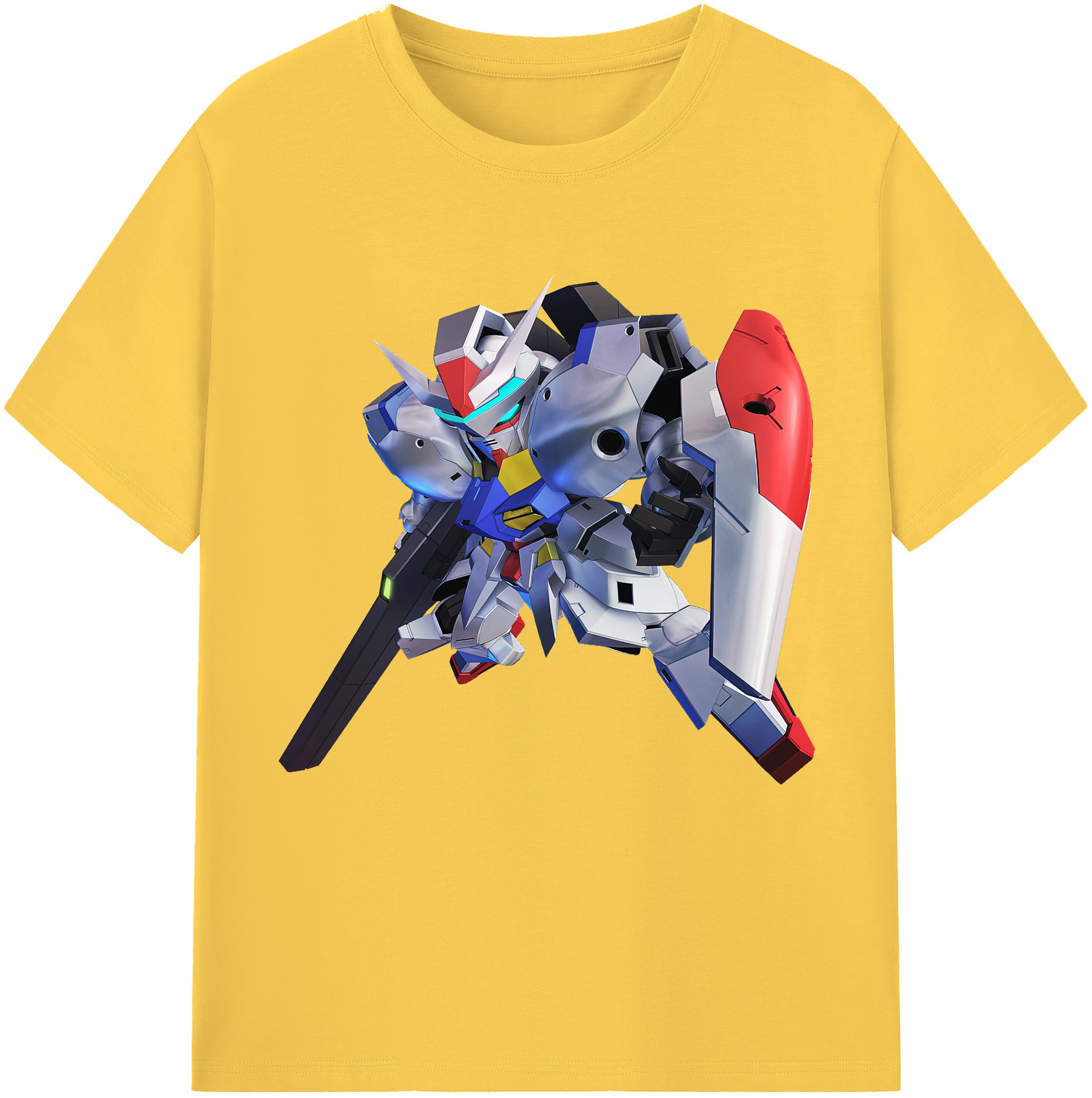 （画像用） 機動戦士ガンダム Mobile Suit Gundam 綿100％半袖Tシャツ（フロントプリント）