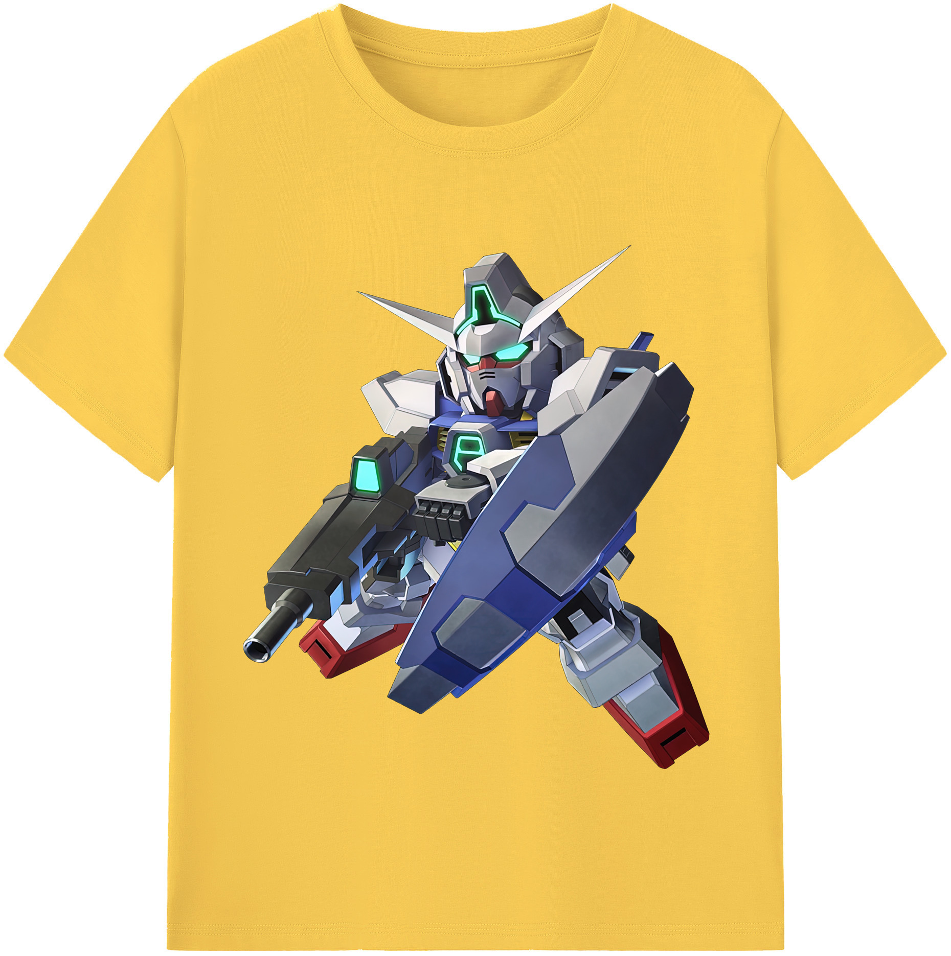 （画像用） 機動戦士ガンダム Mobile Suit Gundam 綿100％半袖Tシャツ（フロントプリント）