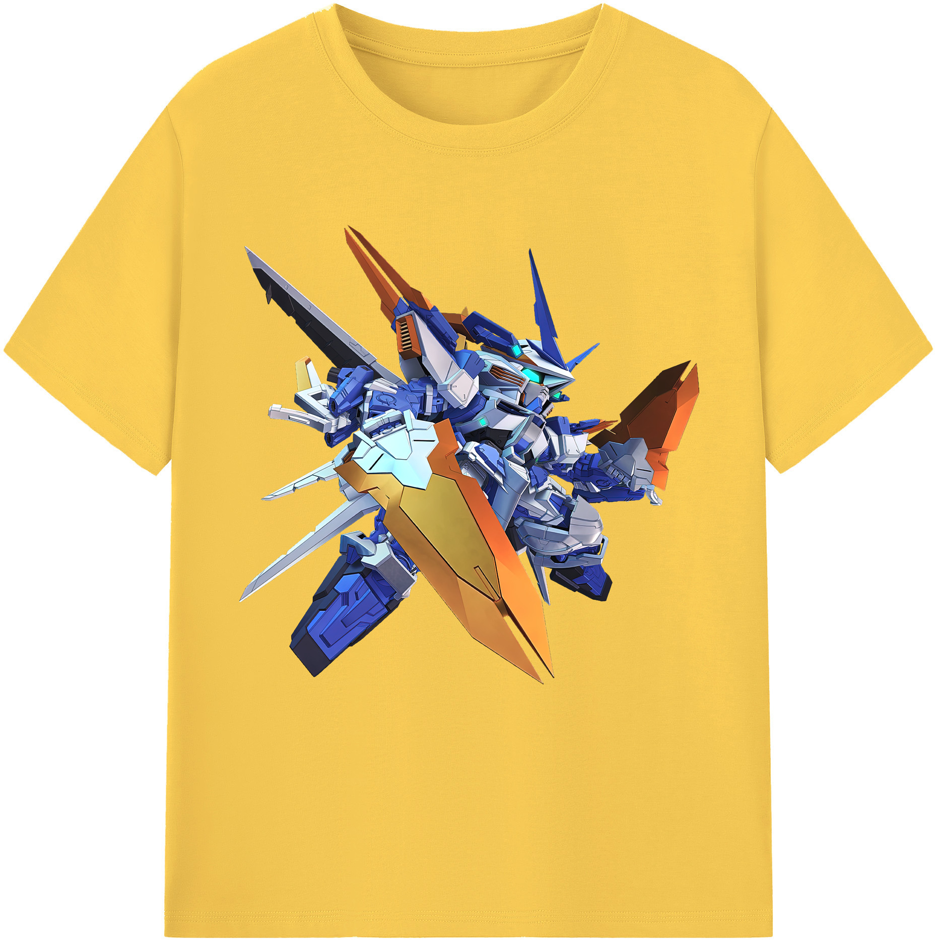 （画像用） 機動戦士ガンダム Mobile Suit Gundam 綿100％半袖Tシャツ（フロントプリント）