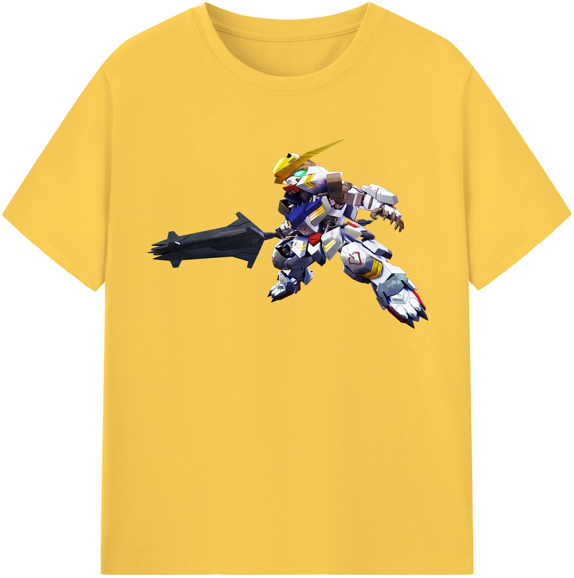 （画像用） 機動戦士ガンダム Mobile Suit Gundam 綿100％半袖Tシャツ（フロントプリント）