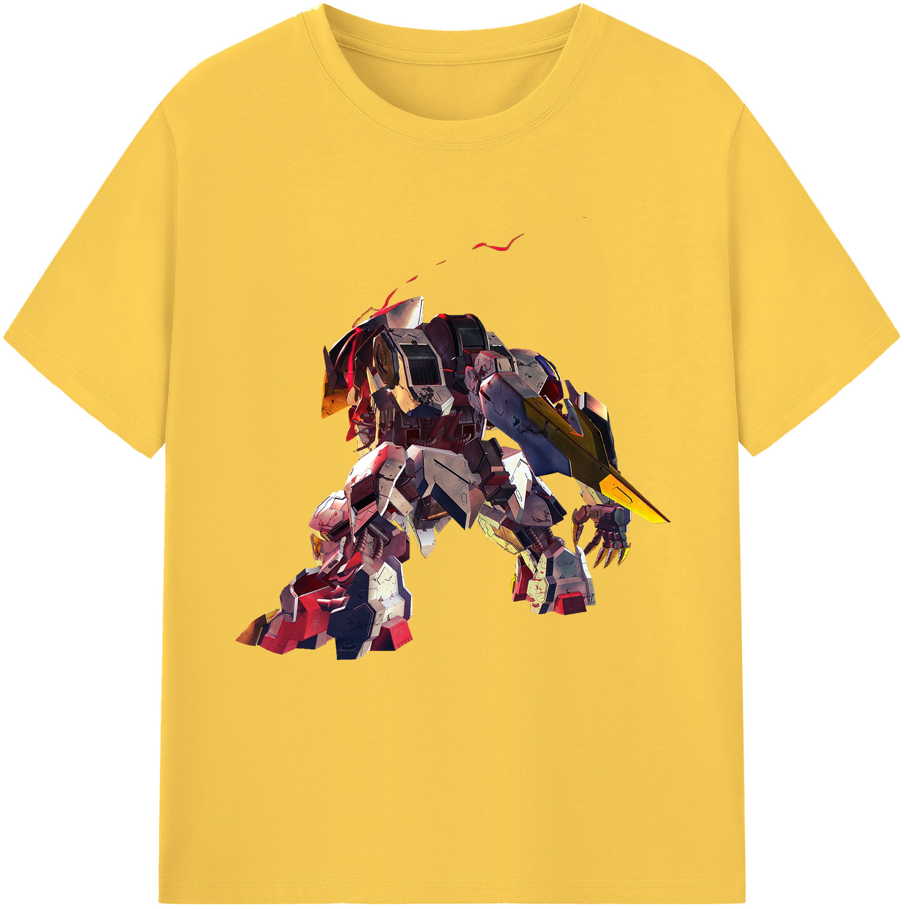 （画像用） 機動戦士ガンダム Mobile Suit Gundam 綿100％半袖Tシャツ（フロントプリント）