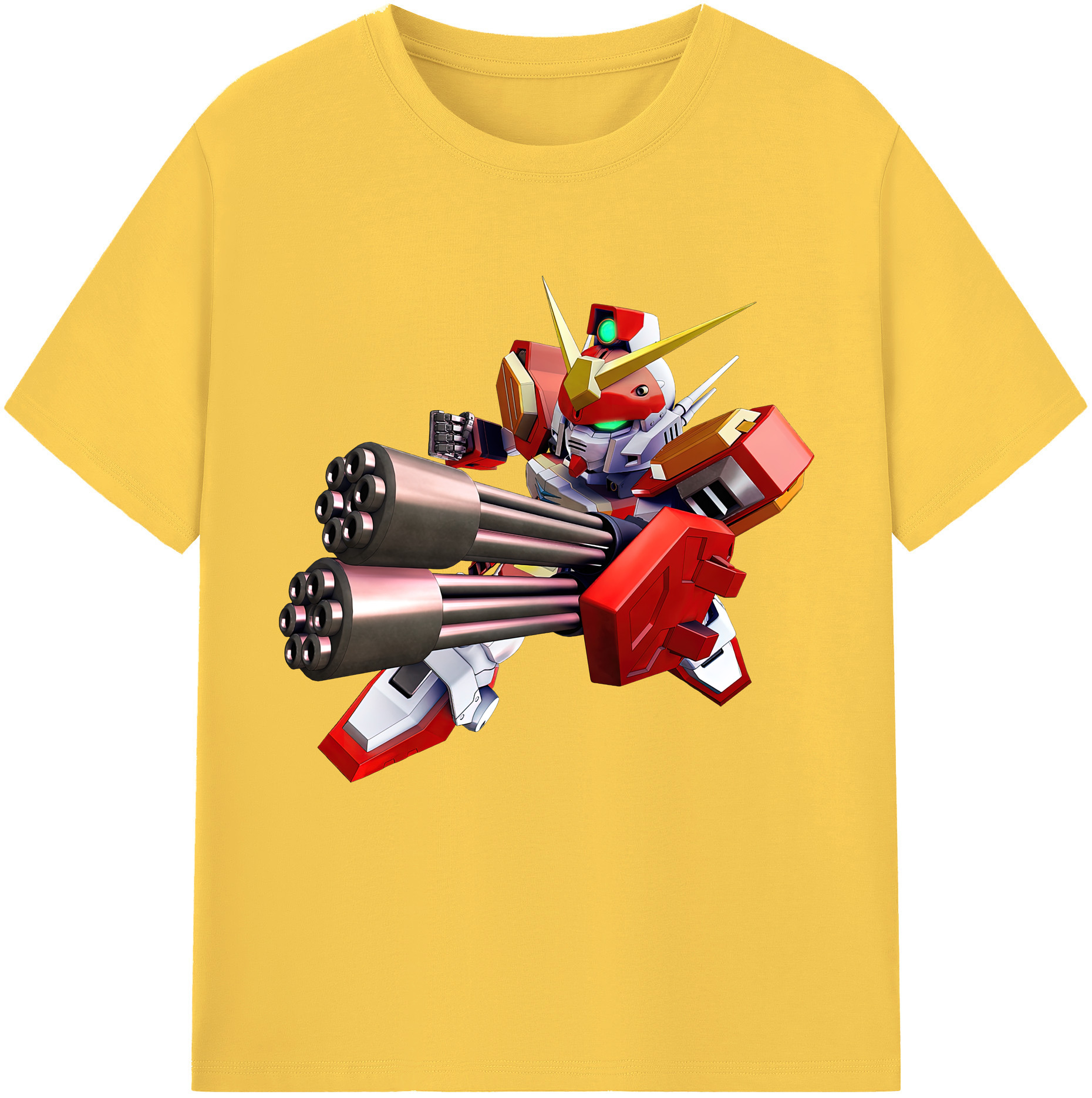 （画像用） 機動戦士ガンダム Mobile Suit Gundam 綿100％半袖Tシャツ（フロントプリント）