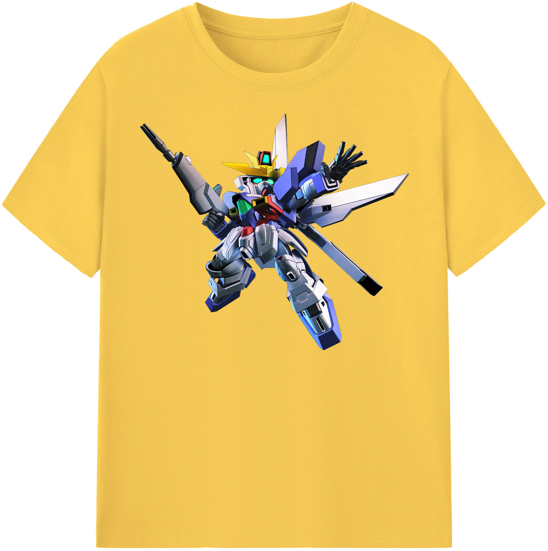（画像用） 機動戦士ガンダム Mobile Suit Gundam 綿100％半袖Tシャツ（フロントプリント）