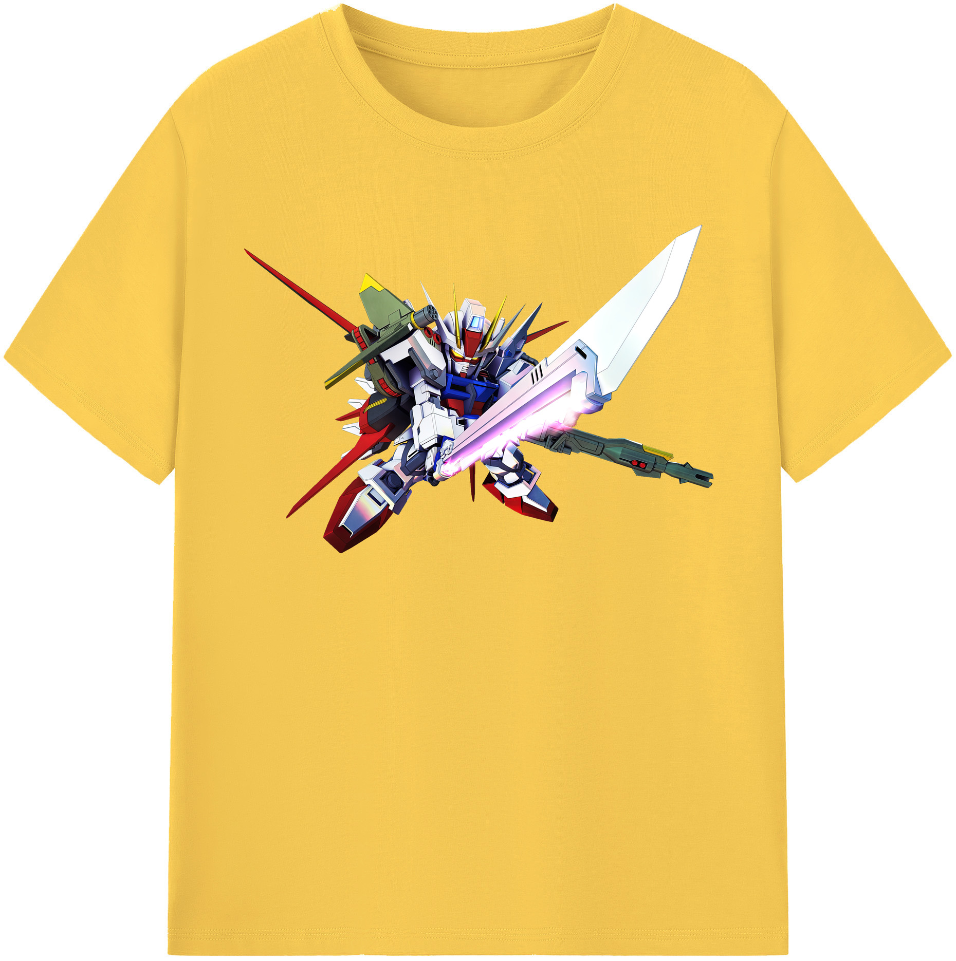（画像用） 機動戦士ガンダム Mobile Suit Gundam 綿100％半袖Tシャツ（フロントプリント）