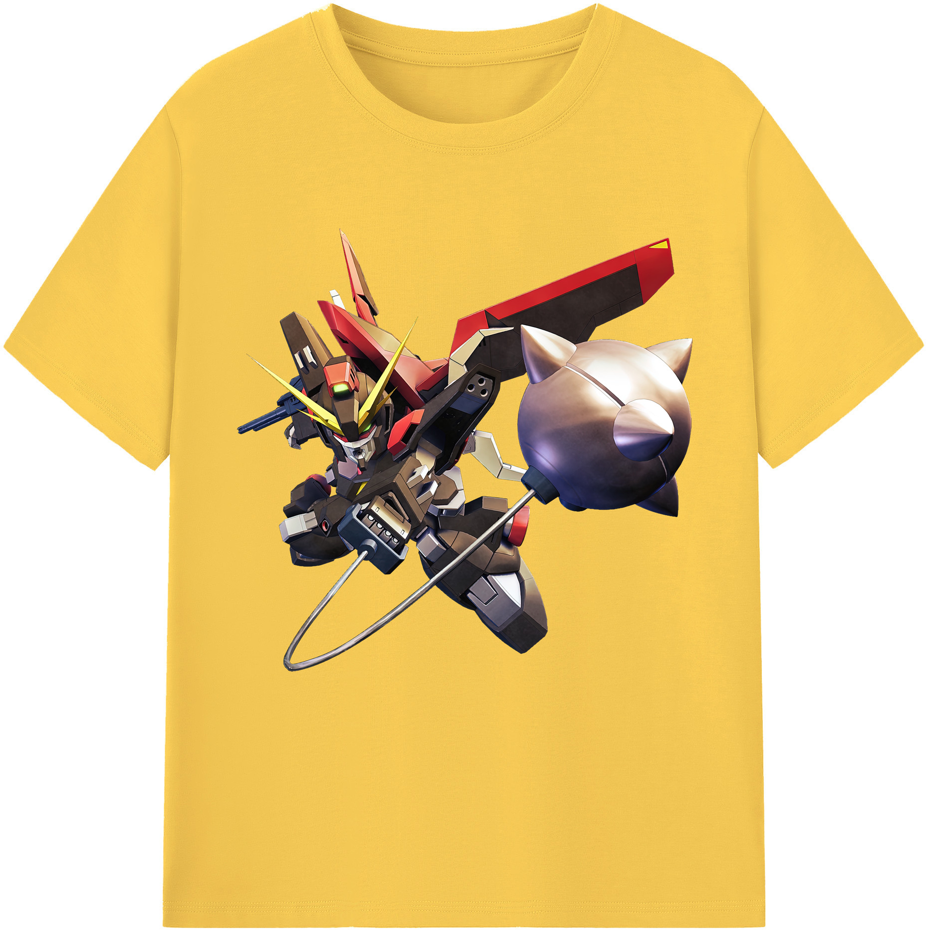 （画像用） 機動戦士ガンダム Mobile Suit Gundam 綿100％半袖Tシャツ（フロントプリント）
