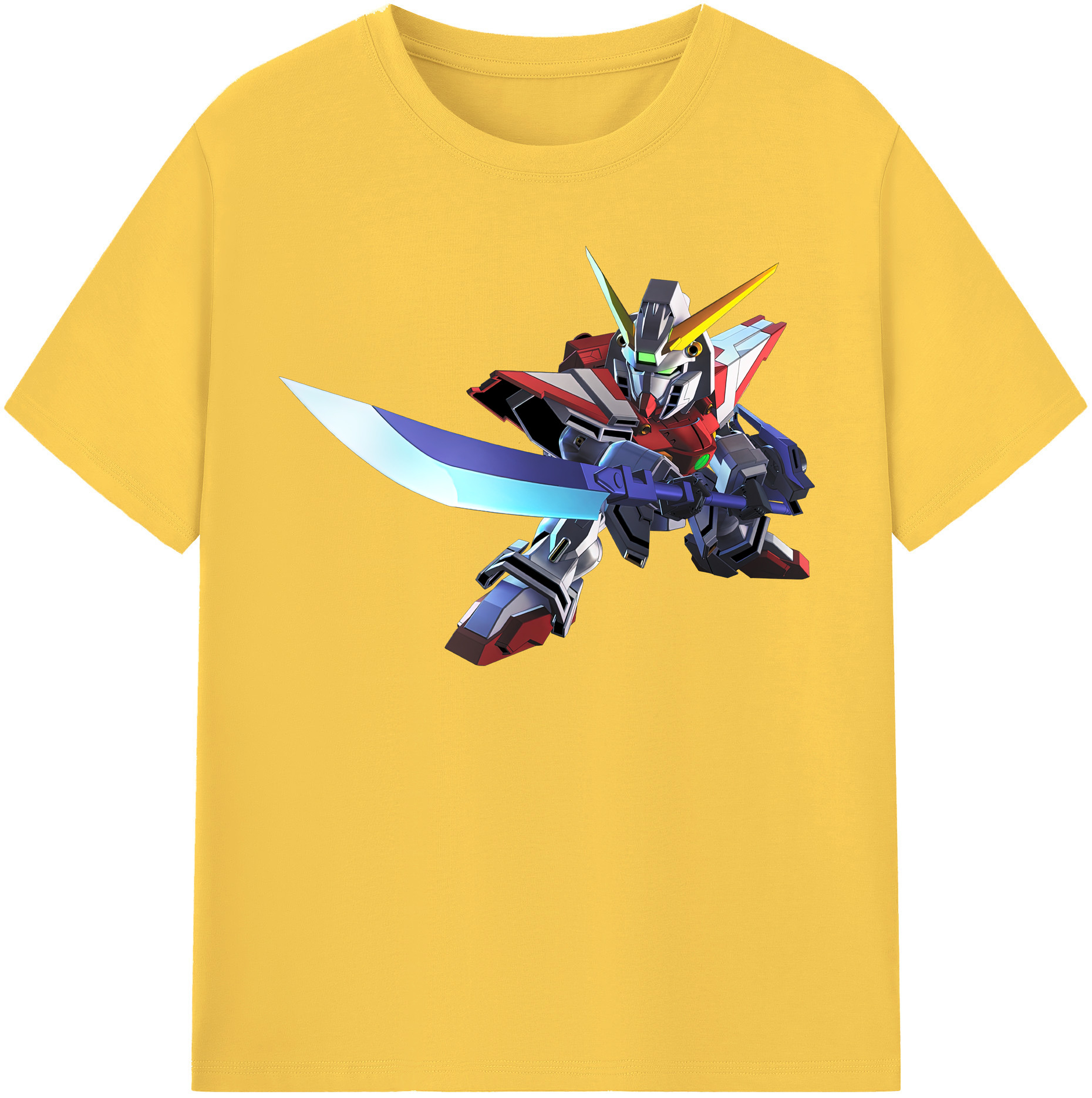 （画像用） 機動戦士ガンダム Mobile Suit Gundam 綿100％半袖Tシャツ（フロントプリント）