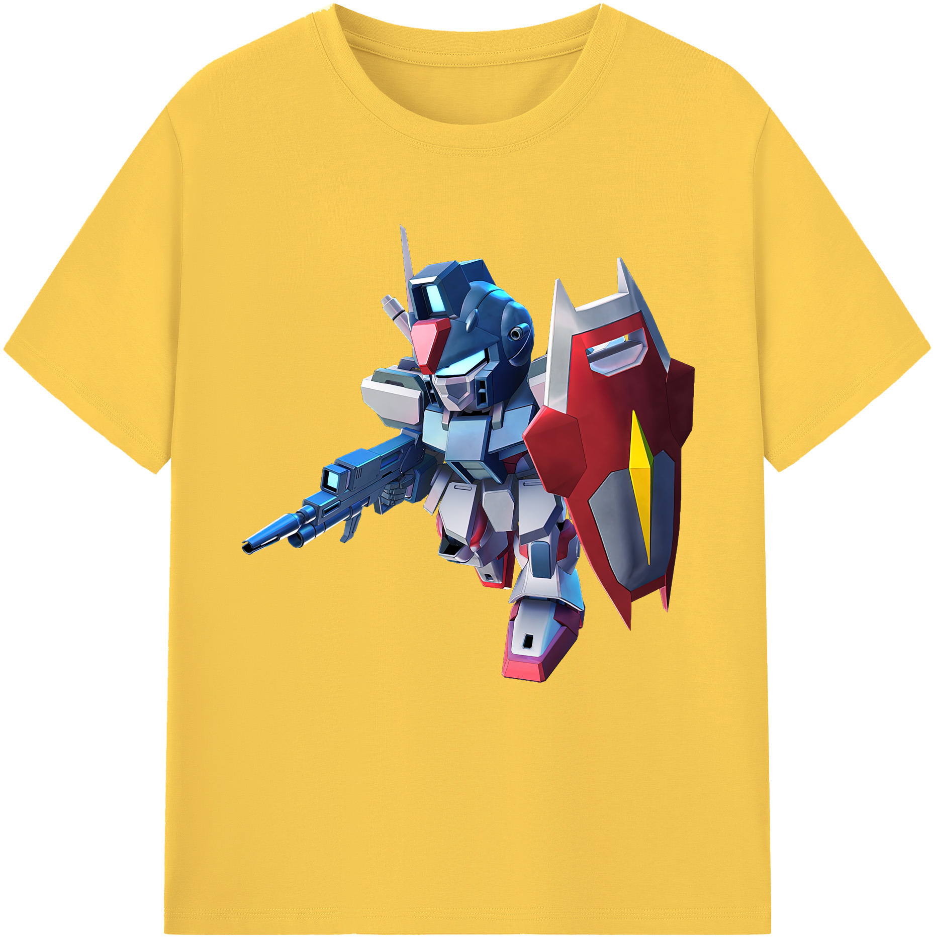 （画像用） 機動戦士ガンダム Mobile Suit Gundam 綿100％半袖Tシャツ（フロントプリント）