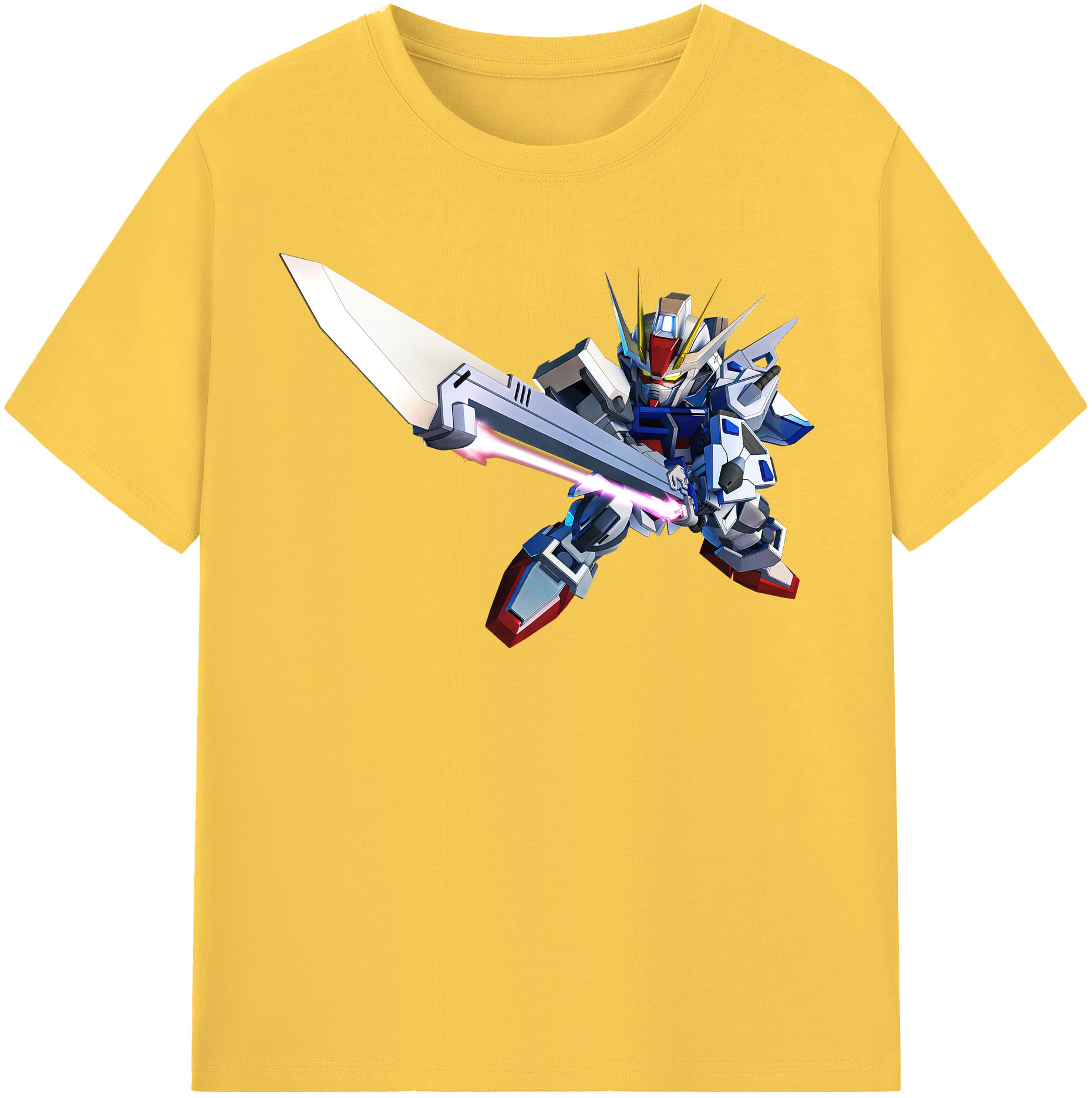 （画像用） 機動戦士ガンダム Mobile Suit Gundam 綿100％半袖Tシャツ（フロントプリント）