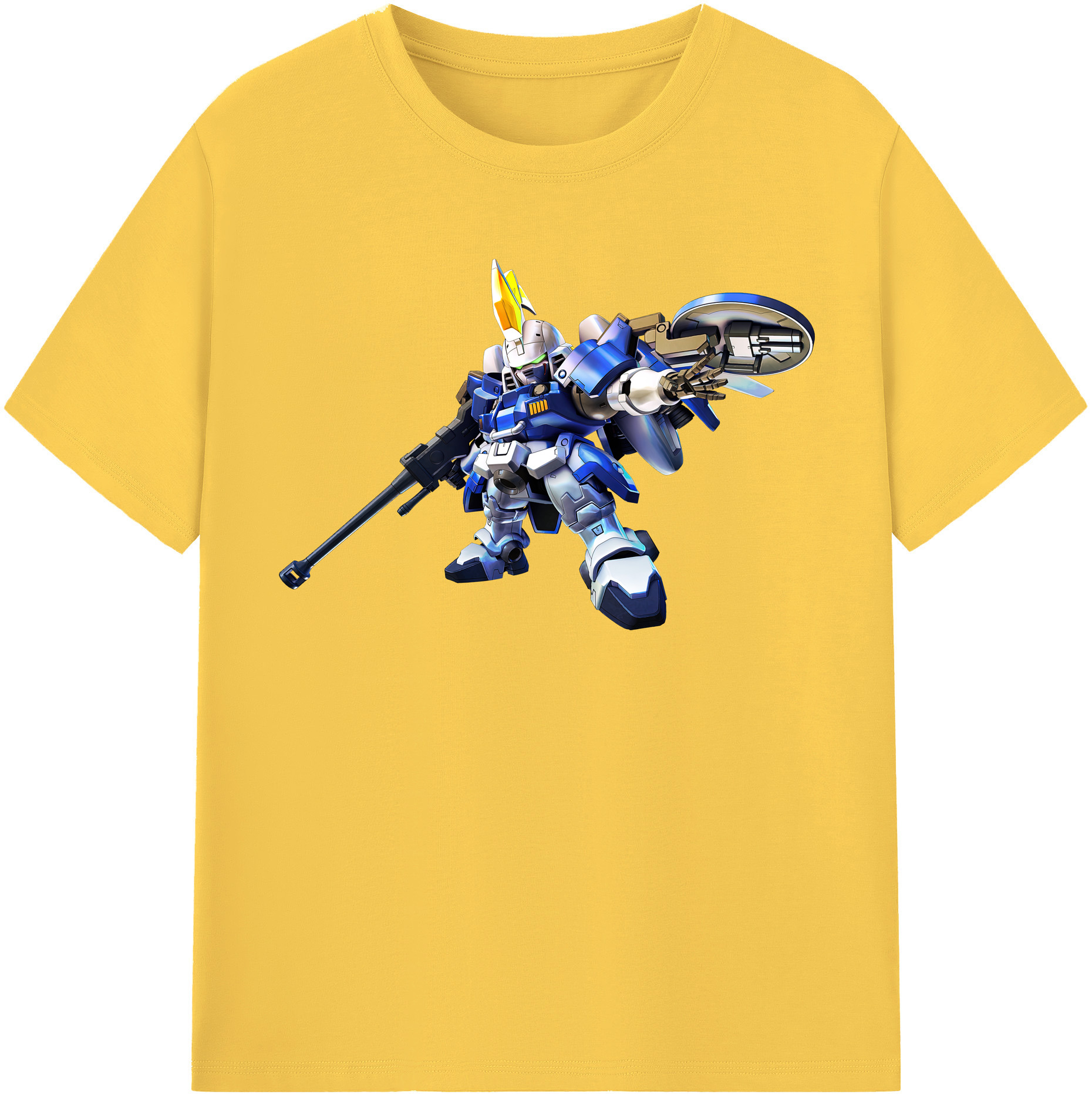 （画像用） 機動戦士ガンダム Mobile Suit Gundam 綿100％半袖Tシャツ（フロントプリント）