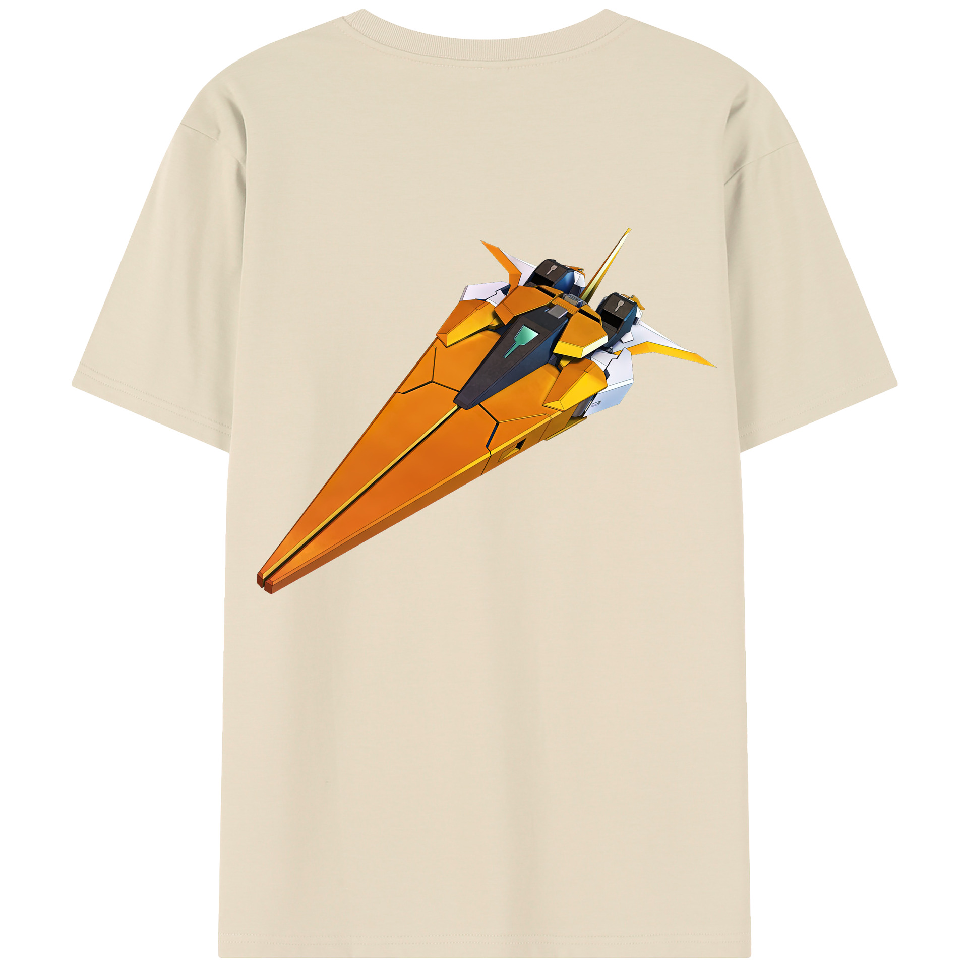 （画像用） 機動戦士ガンダム Mobile Suit Gundam 綿100％半袖Tシャツ（背面プリント）