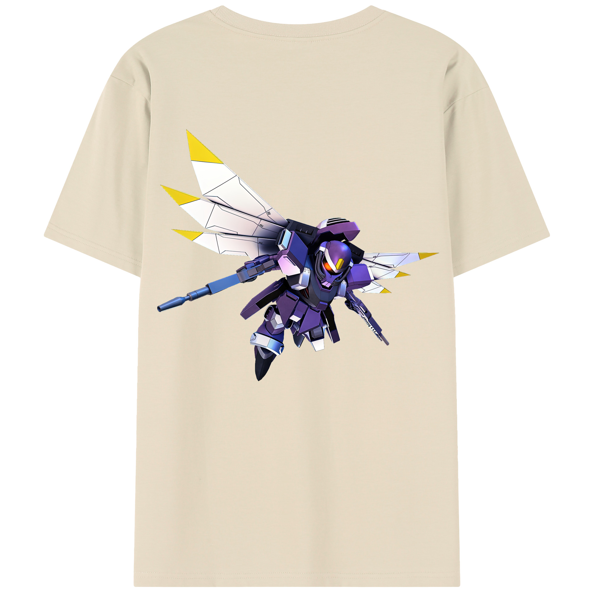 （画像用） 機動戦士ガンダム Mobile Suit Gundam 綿100％半袖Tシャツ（背面プリント）