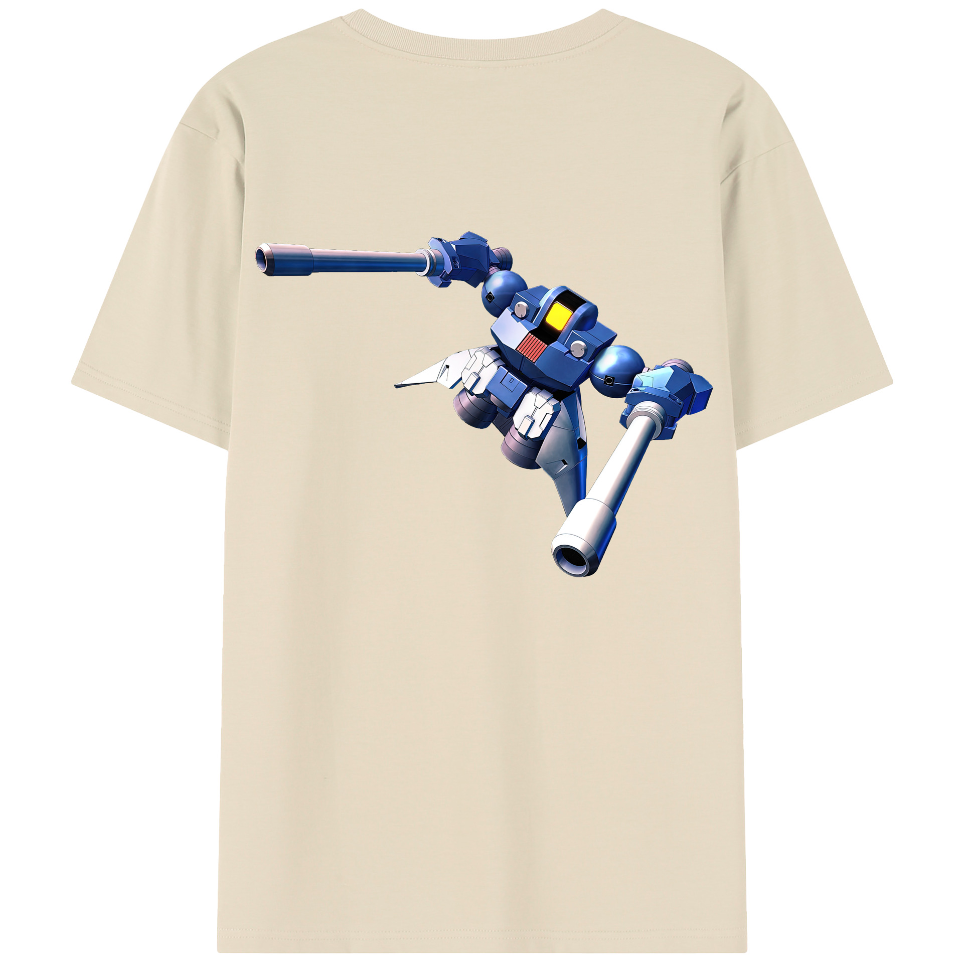 （画像用） 機動戦士ガンダム Mobile Suit Gundam 綿100％半袖Tシャツ（背面プリント）
