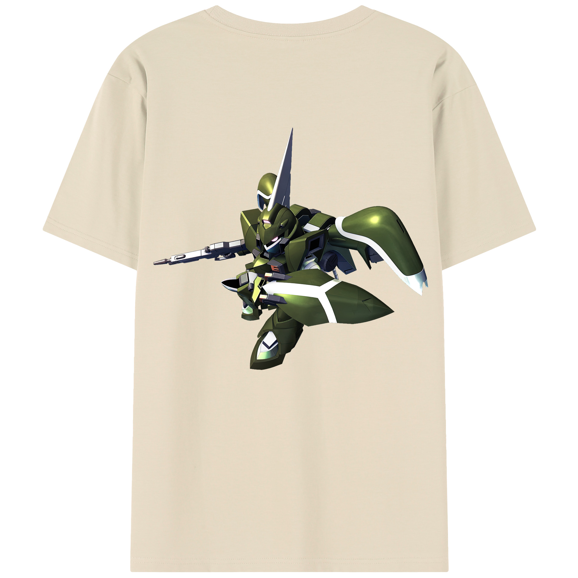 （画像用） 機動戦士ガンダム Mobile Suit Gundam 綿100％半袖Tシャツ（背面プリント）