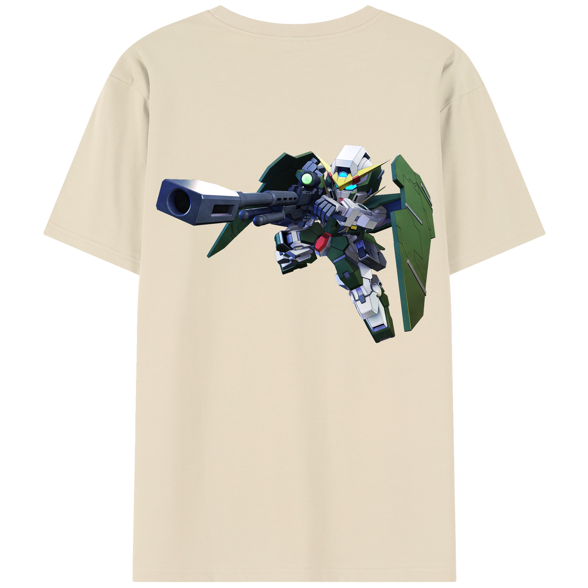 （画像用） 機動戦士ガンダム Mobile Suit Gundam 綿100％半袖Tシャツ（背面プリント）